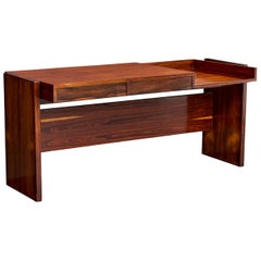 Joaquim Tenreiro, Desk, Rosewood, Brazil, 1960s