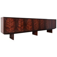 Joaquim Tenreiro Jacaranda Custom Made Sideboard, Brazil, 1950s