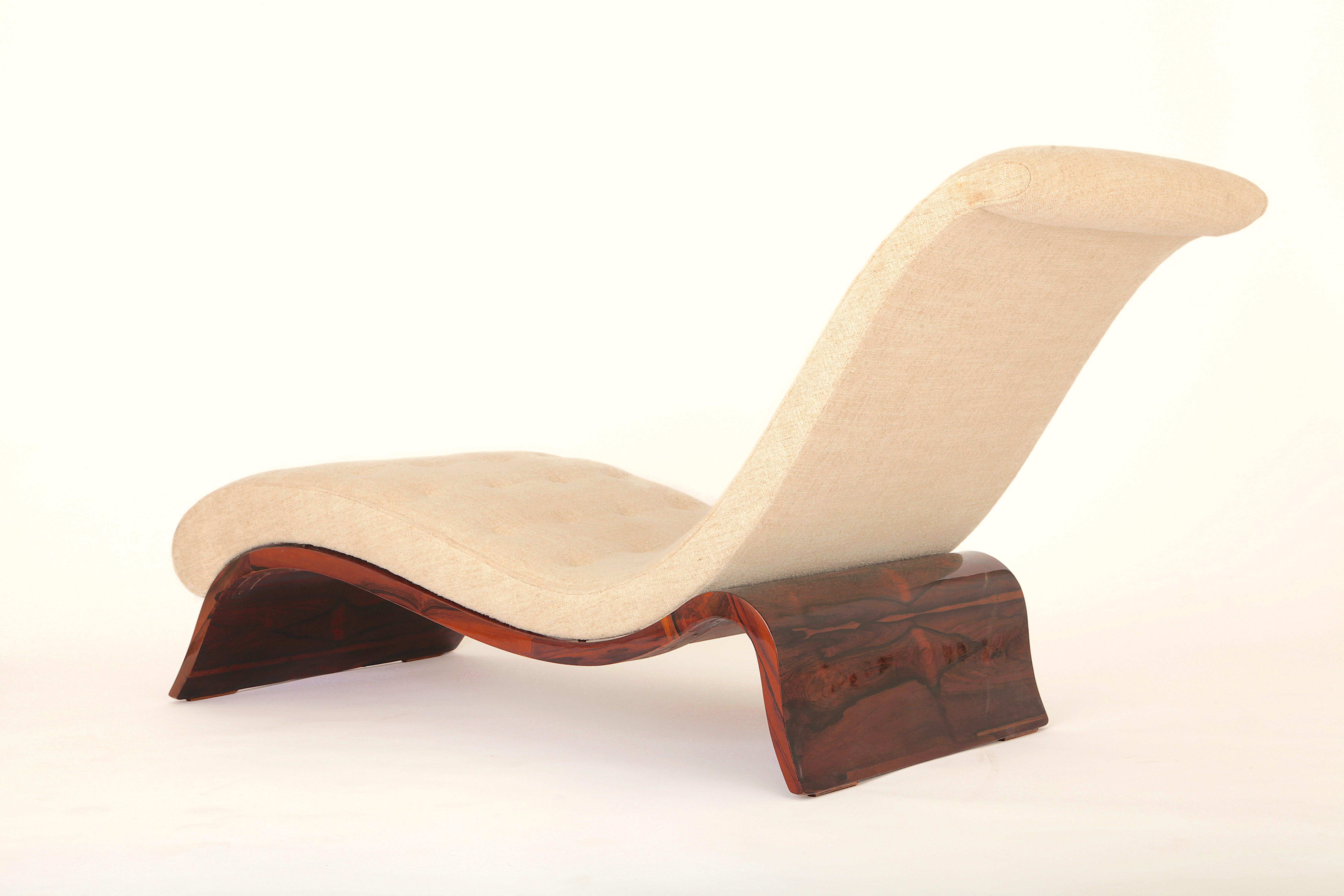 Joaquim Tenreiro Jacaranda Long Chair, Brazil, 1950s In Good Condition For Sale In Dubai, AE