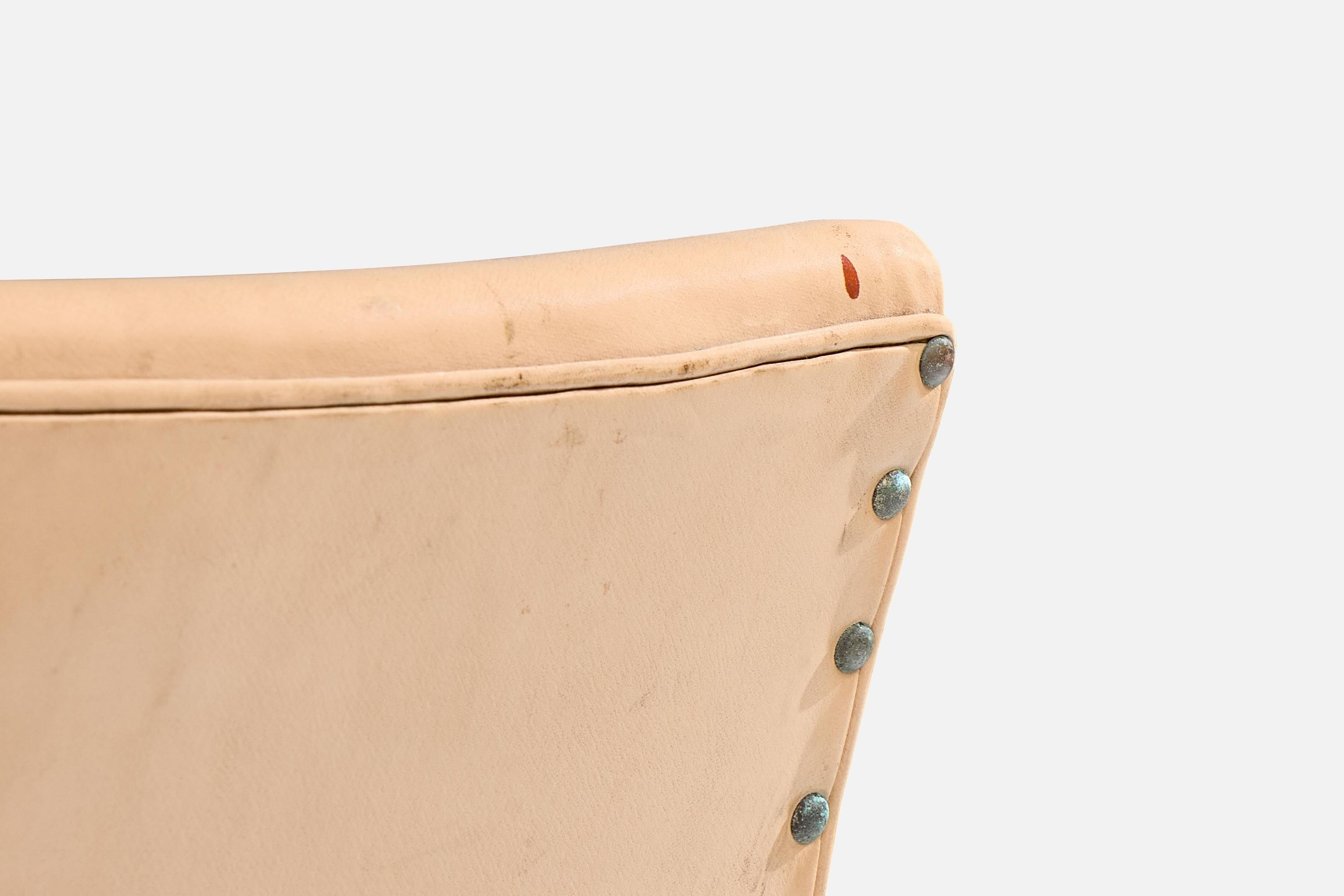 Joaquim Tenreiro, Silla de salón, Madera, Polipiel, Brasil, 1942 en venta 7
