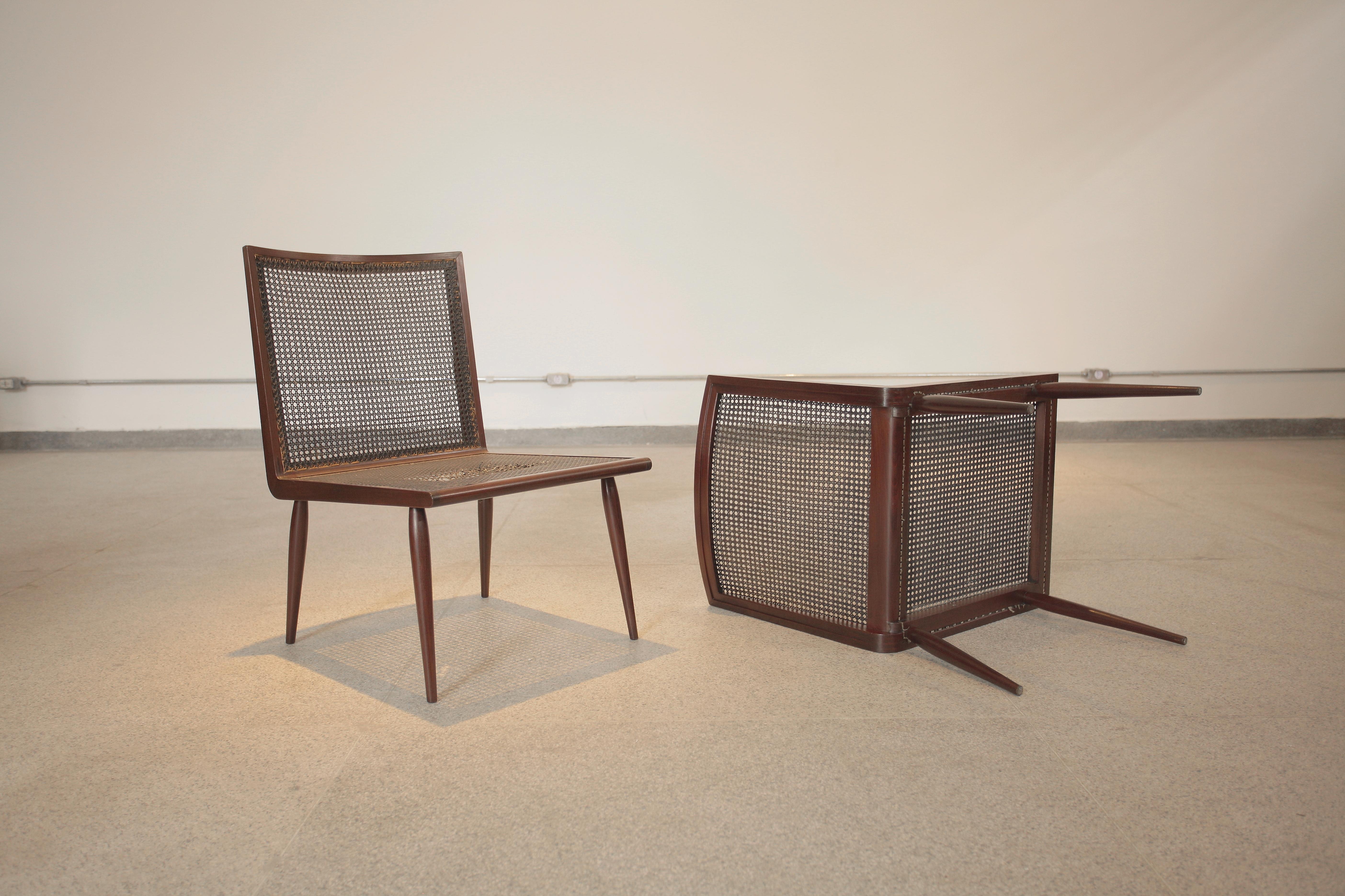 Mid-Century Modern Joaquim Tenreiro Low Chair, Circa 1950