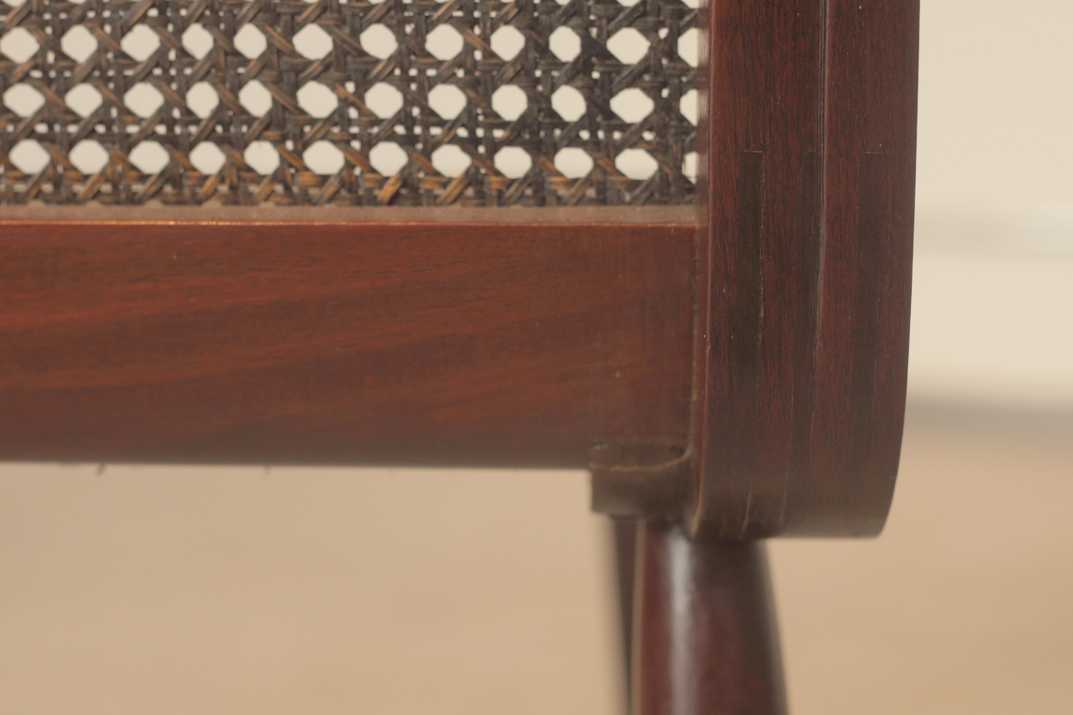 Cane Joaquim Tenreiro Low Chair, Circa 1950