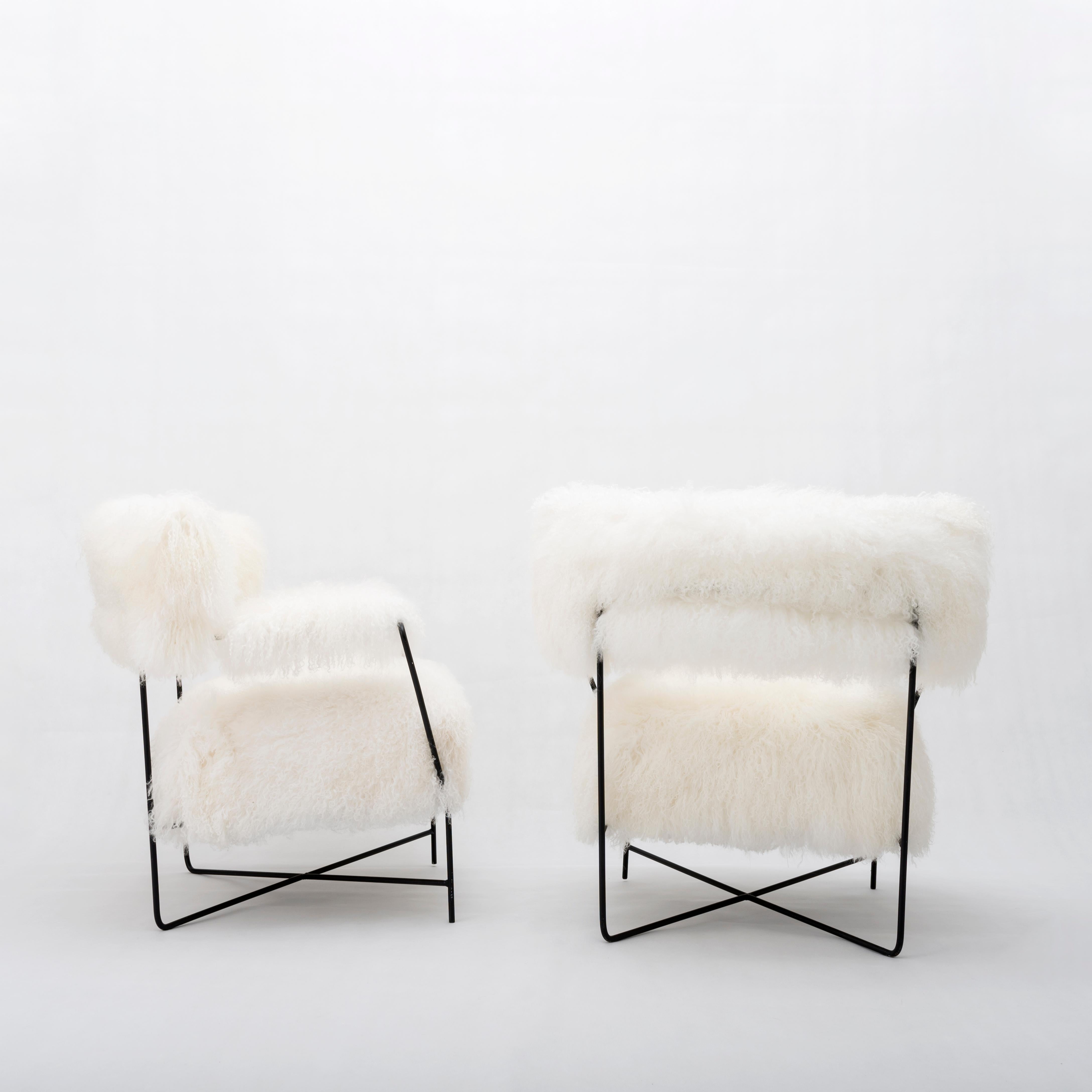 Mid-Century Modern Joaquim Tenreiro, Pair of Armchairs - Brazil, 1950s