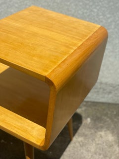 Joaquim Tenreiro. Mid-Century Modern Pair of Side Tables in Pau Marfim Wood