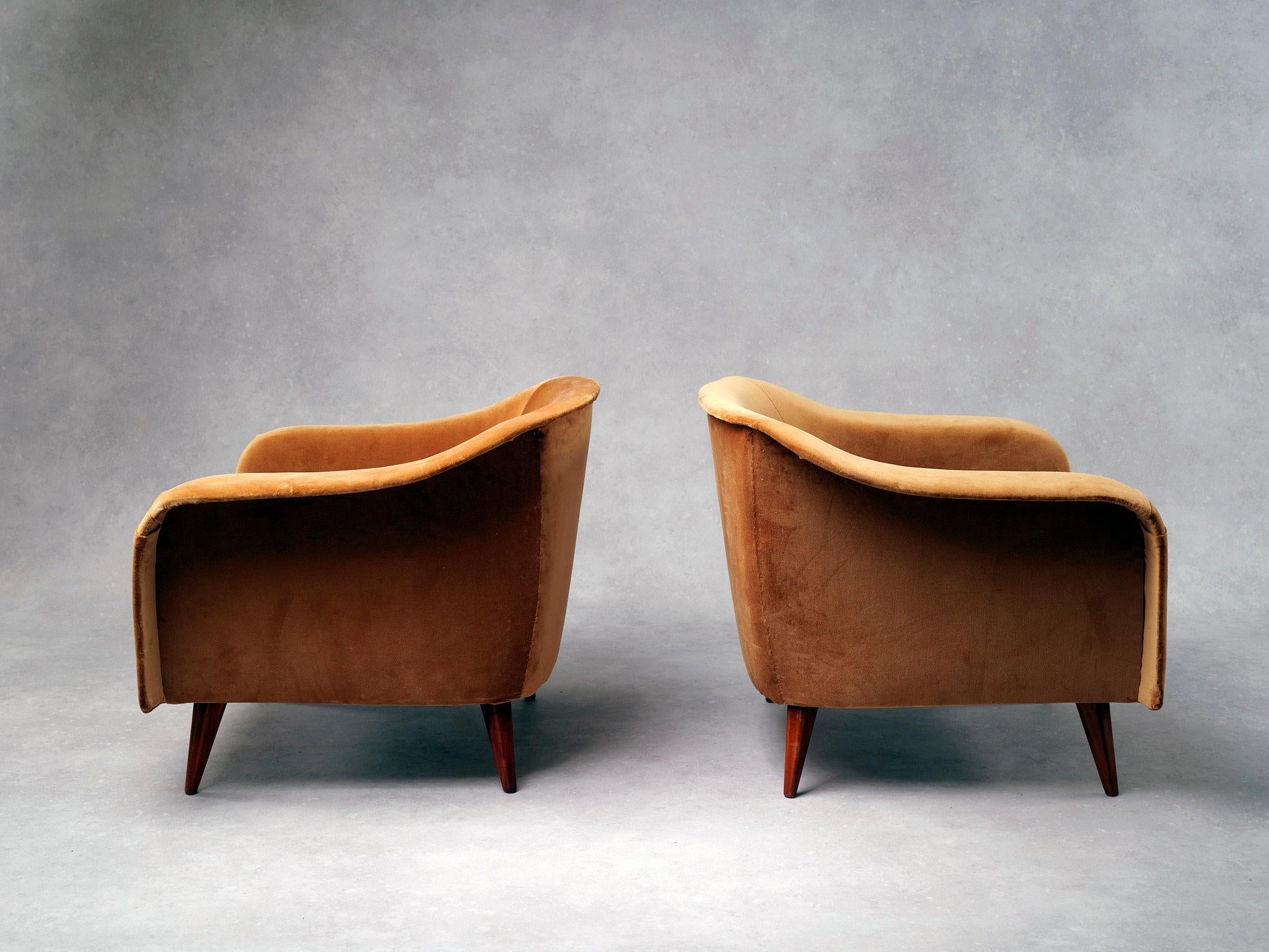Joaquim Tenreiro Pareja de Sillones Vintage 