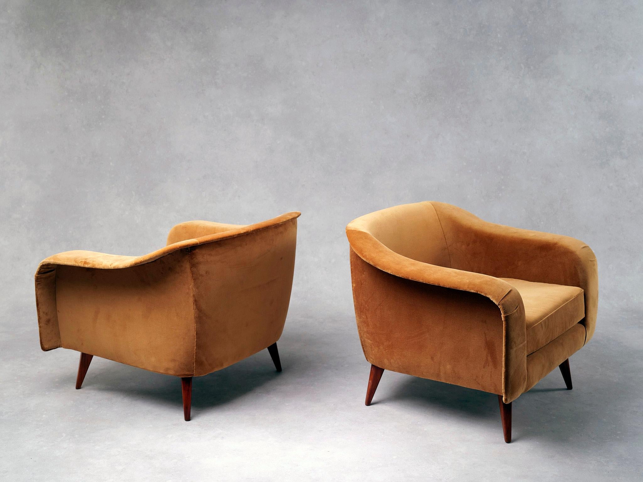 Joaquim Tenreiro Pareja de Sillones Vintage 