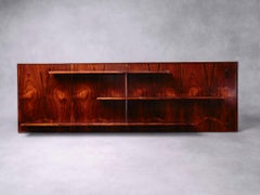 Joaquim Tenreiro, Rare and Large Wall Shelf in Rosewood, Brazil, 1950s