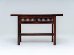 Joaquim Tenreiro, Unique Console Table in Rosewood, Brazil, 1950s, Documented