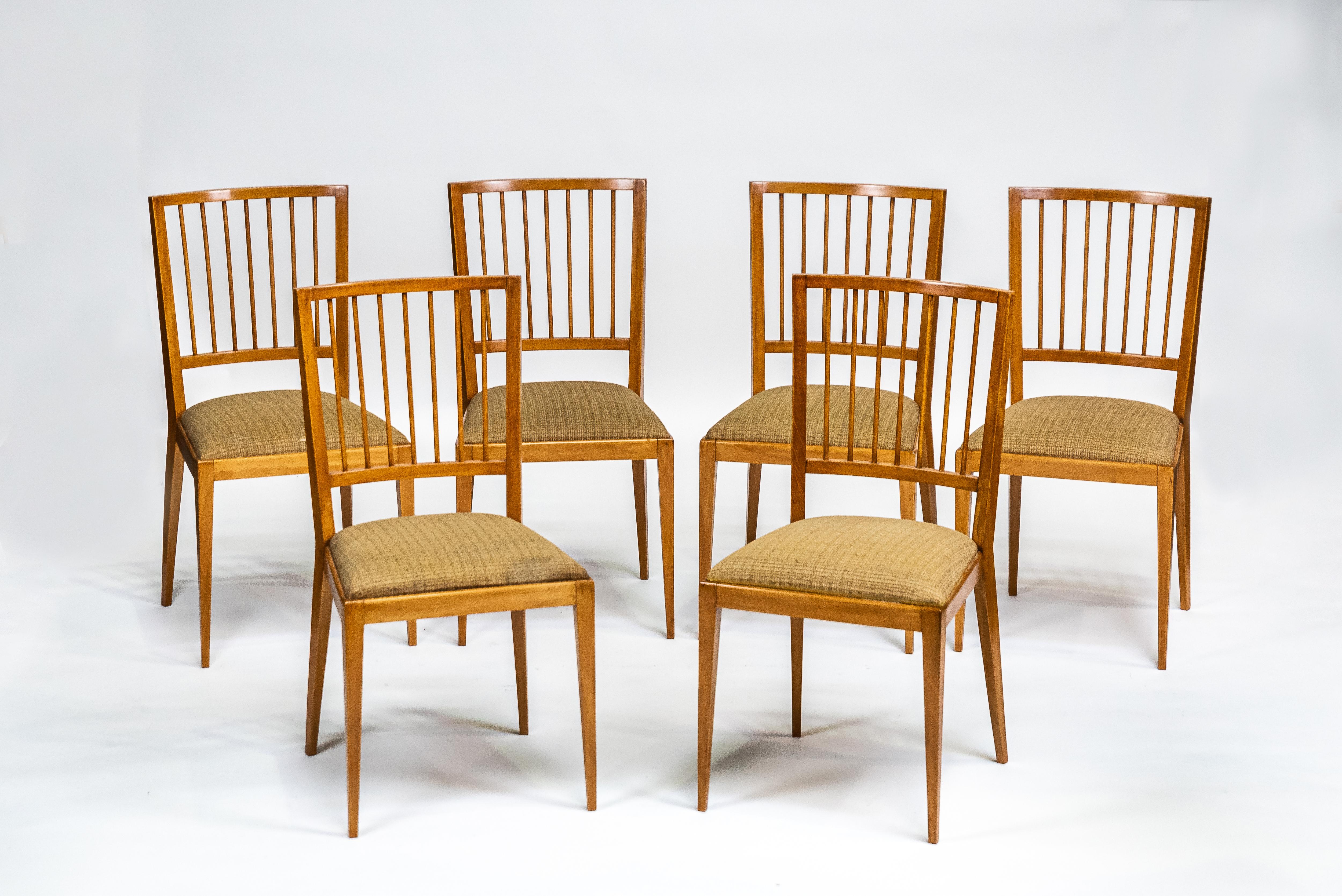 Joaquim Tenreiro, Set 6 Chairs, 1950 3