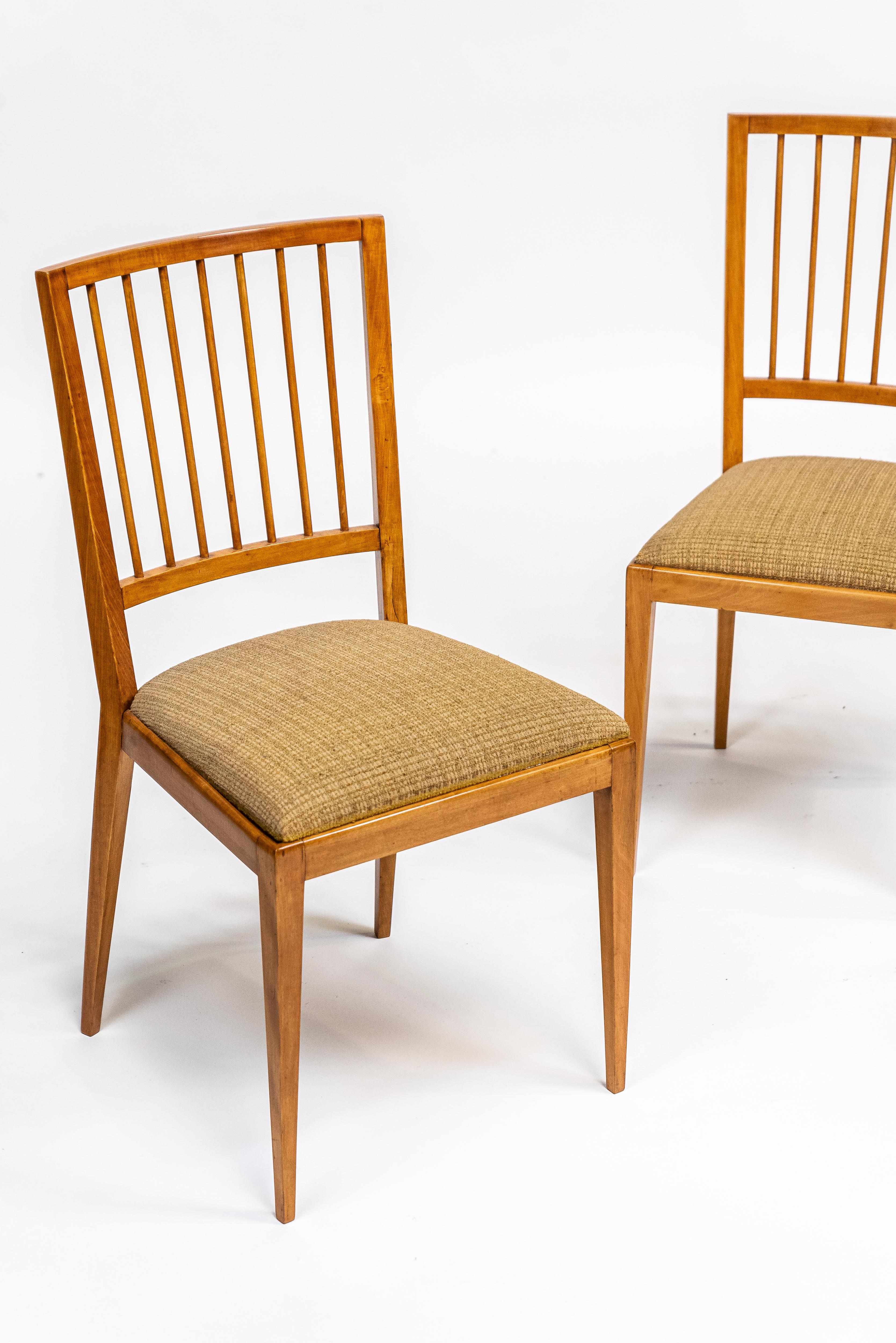 Mid-Century Modern Joaquim Tenreiro, Set 6 Chairs, 1950