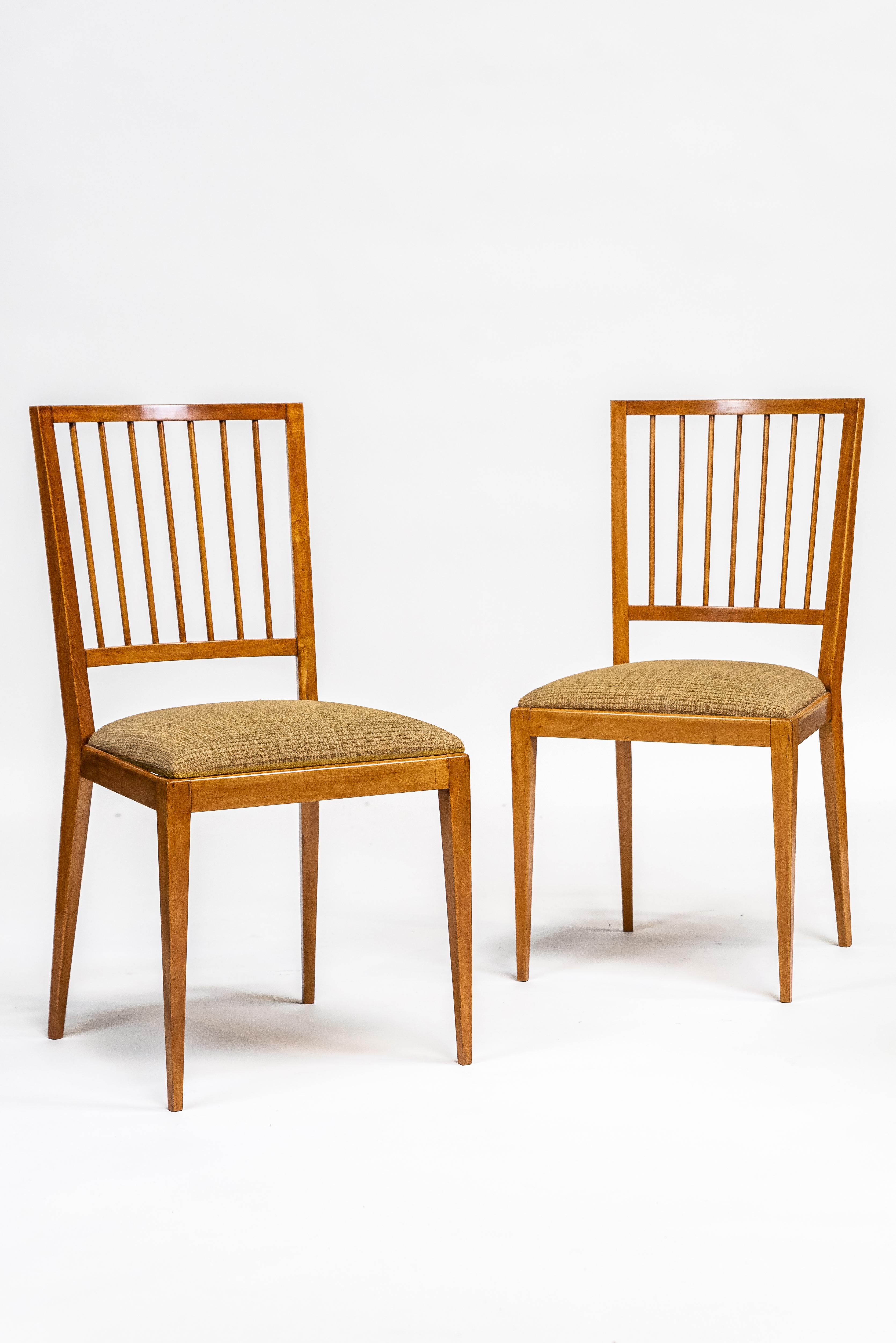 Brazilian Joaquim Tenreiro, Set 6 Chairs, 1950
