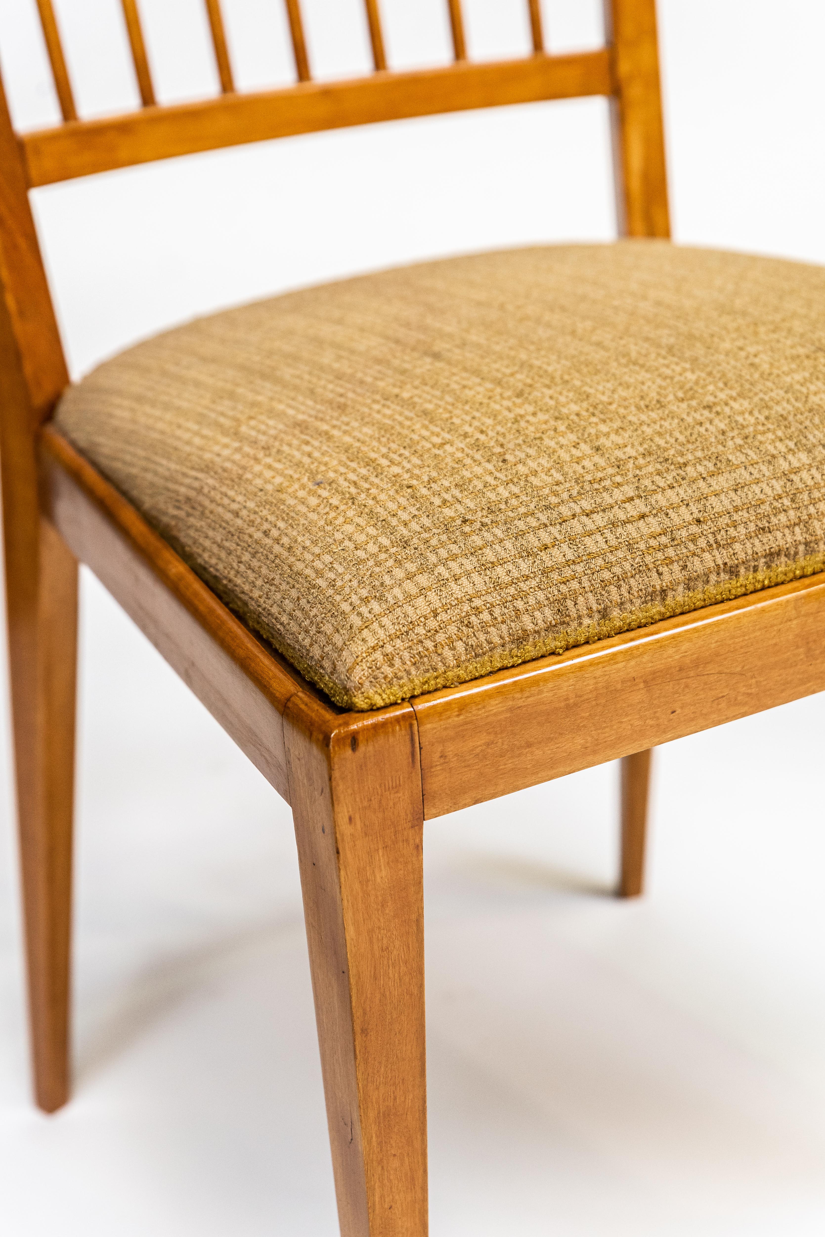Upholstery Joaquim Tenreiro, Set 6 Chairs, 1950