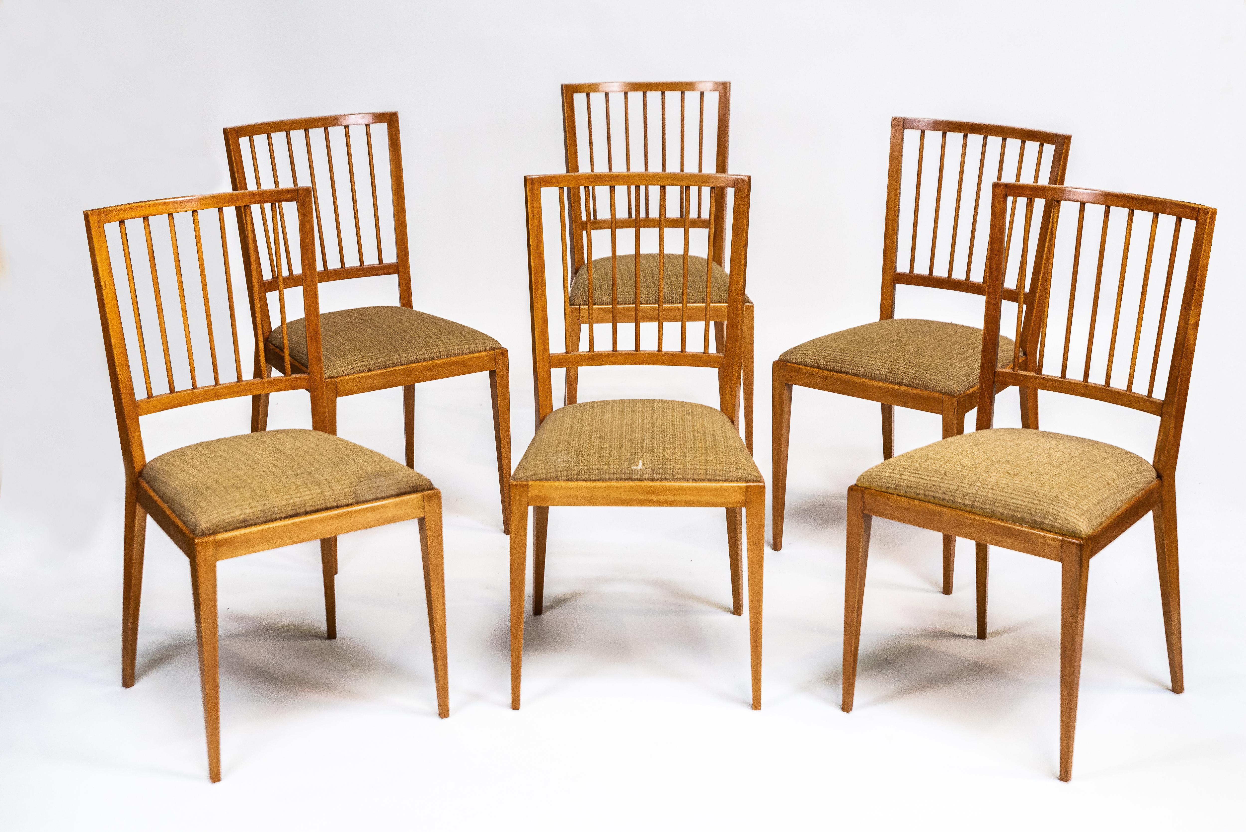 Joaquim Tenreiro, Set 6 Chairs, 1950 2