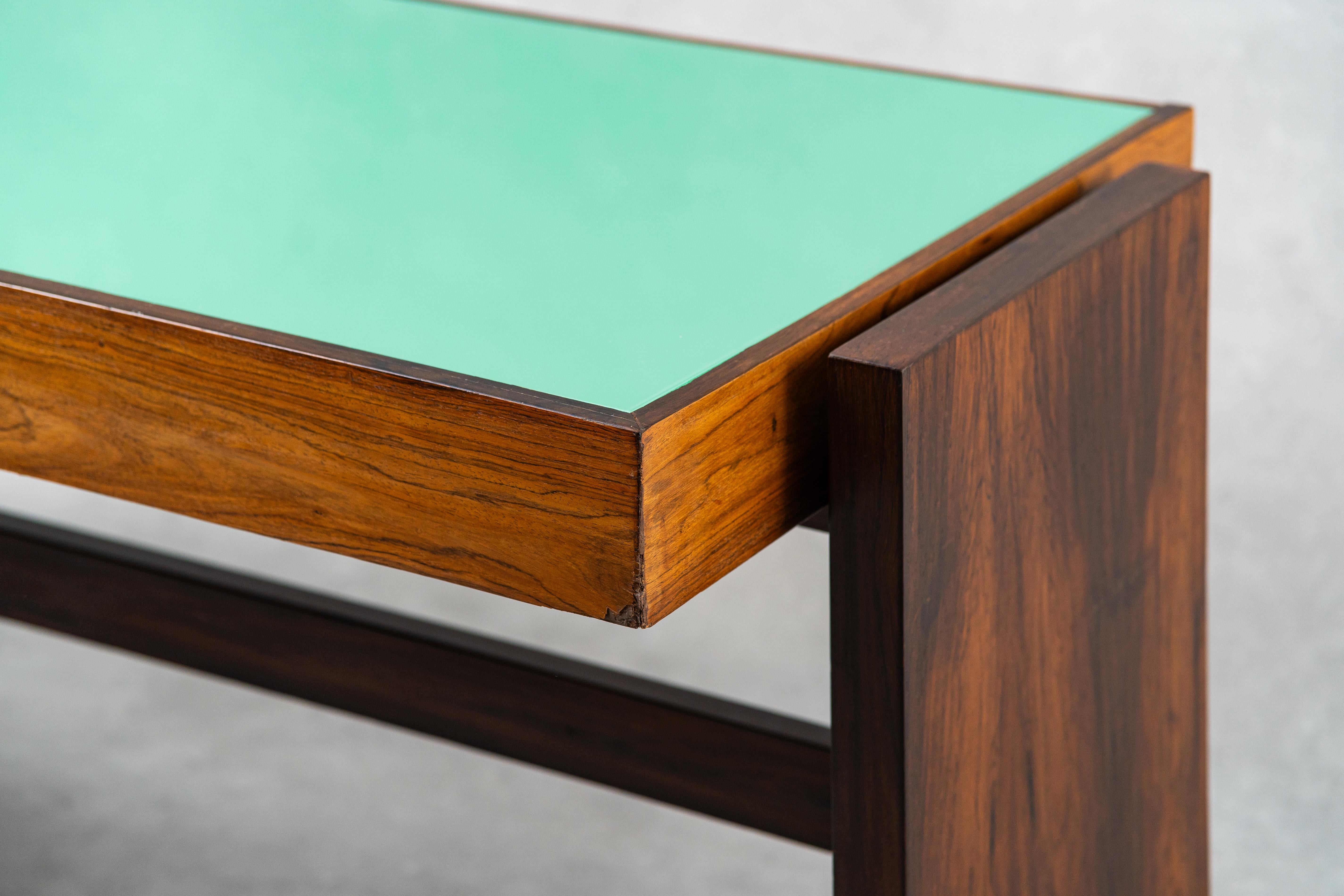 Joaquim Tenreiro, Writing Desk in Rosewood for Bloch Editores, 1960s, Brazil For Sale 2
