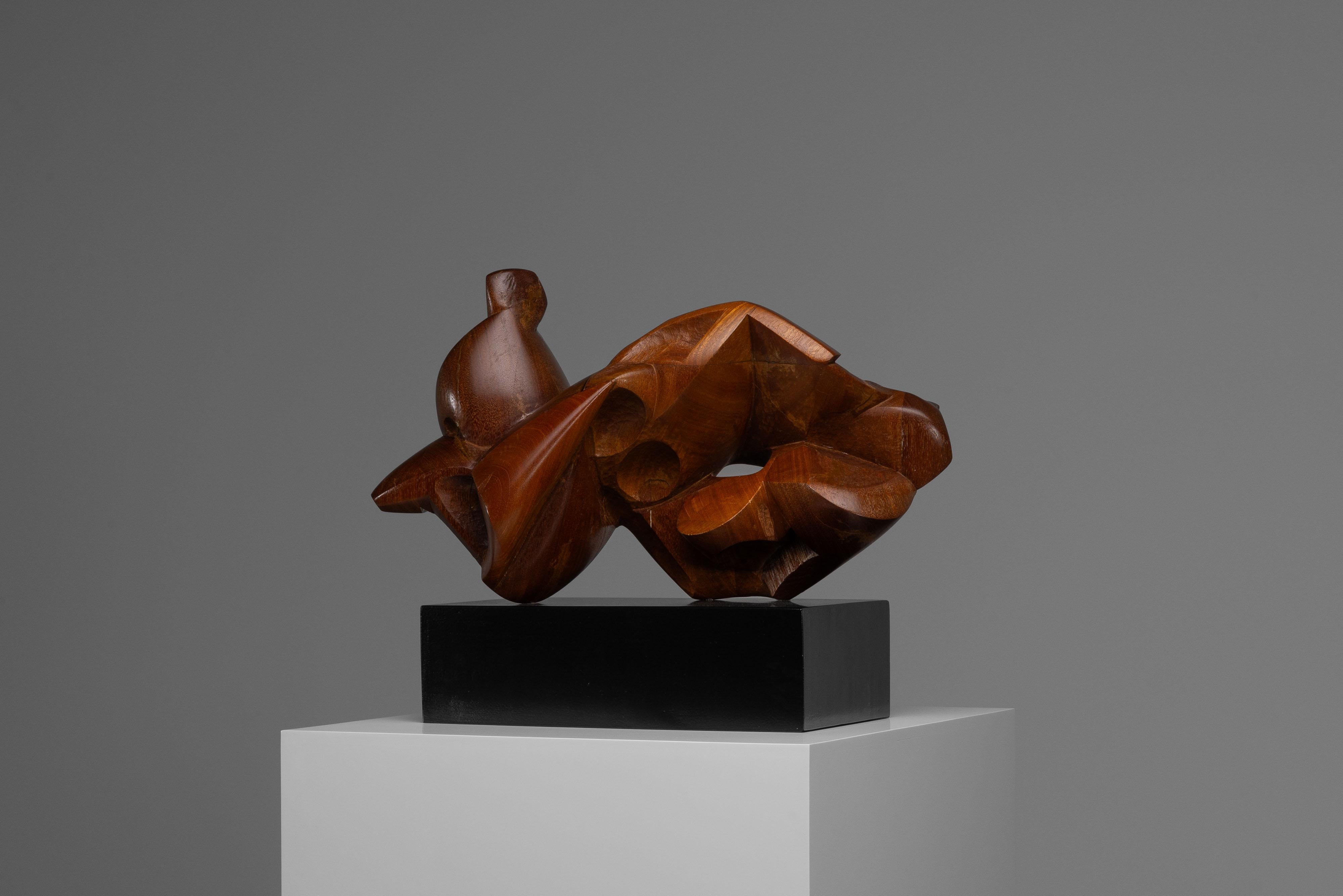 Joaquin Garcia Donaire abstract modern sculpture Spain 1960 For Sale 4