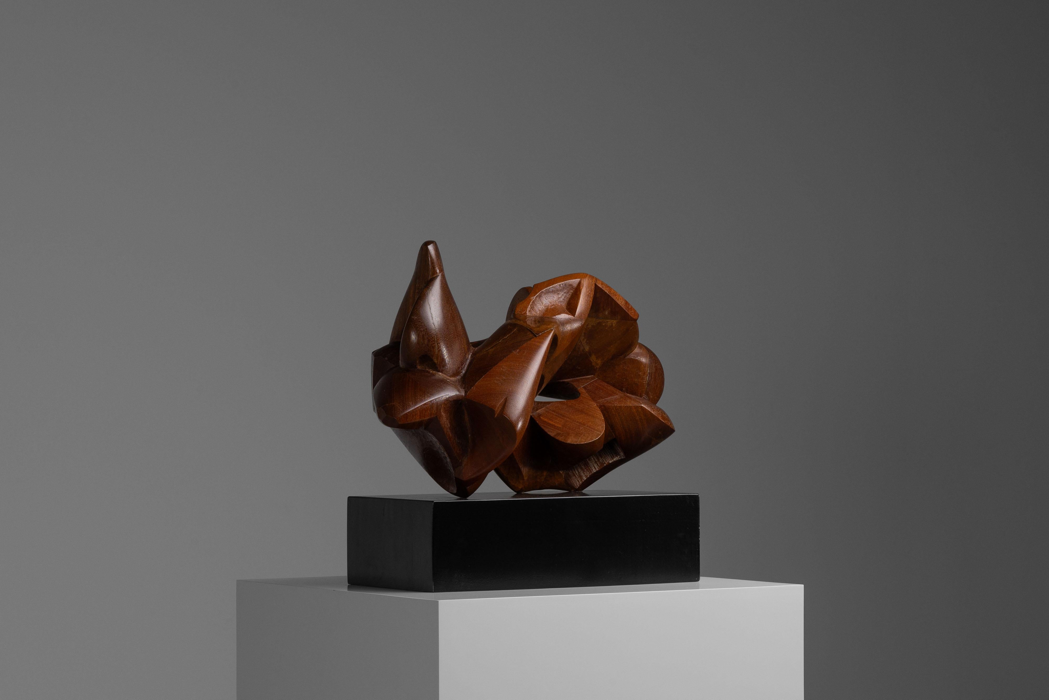 Joaquin Garcia Donaire abstract modern sculpture Spain 1960 For Sale 5