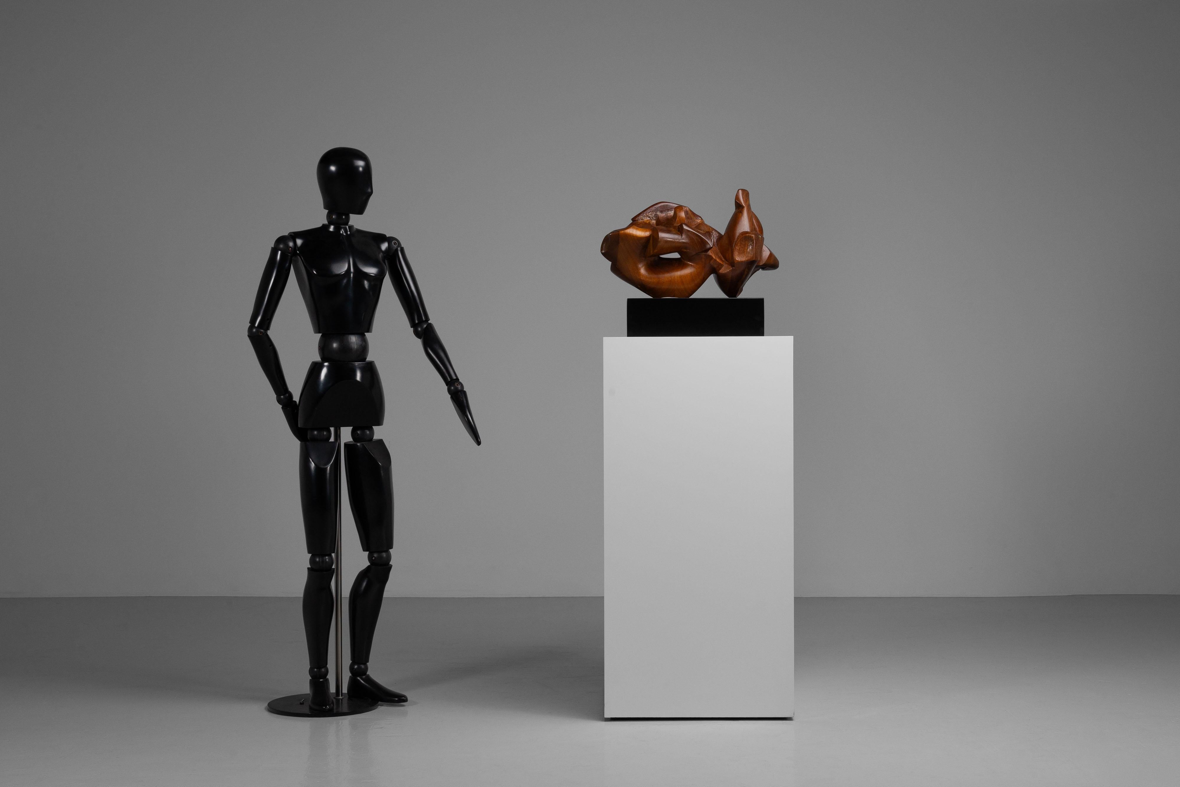 Mid-Century Modern Joaquin Garcia Donaire abstract modern sculpture Spain 1960 For Sale