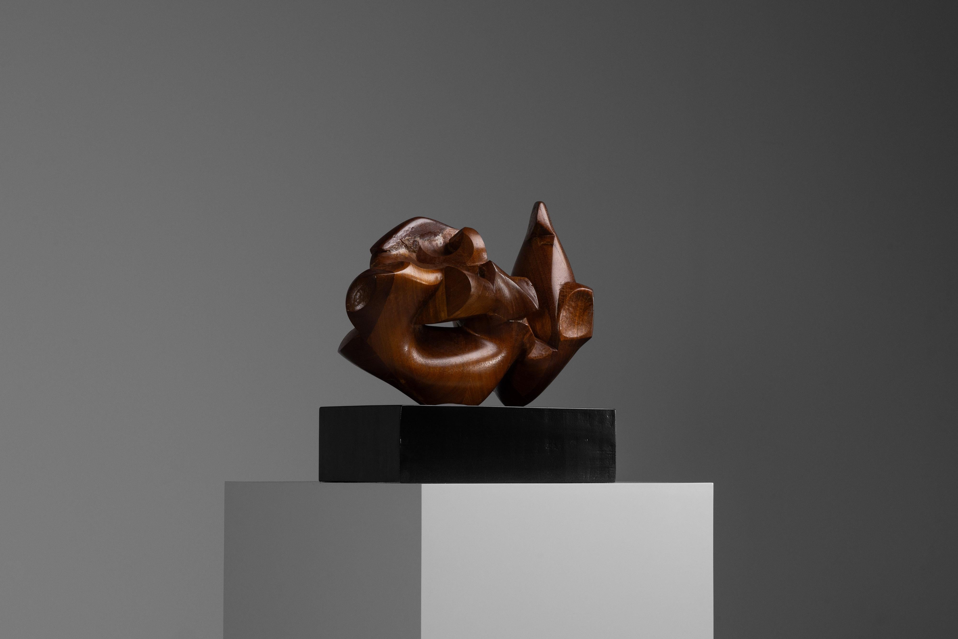 Spanish Joaquin Garcia Donaire abstract modern sculpture Spain 1960 For Sale