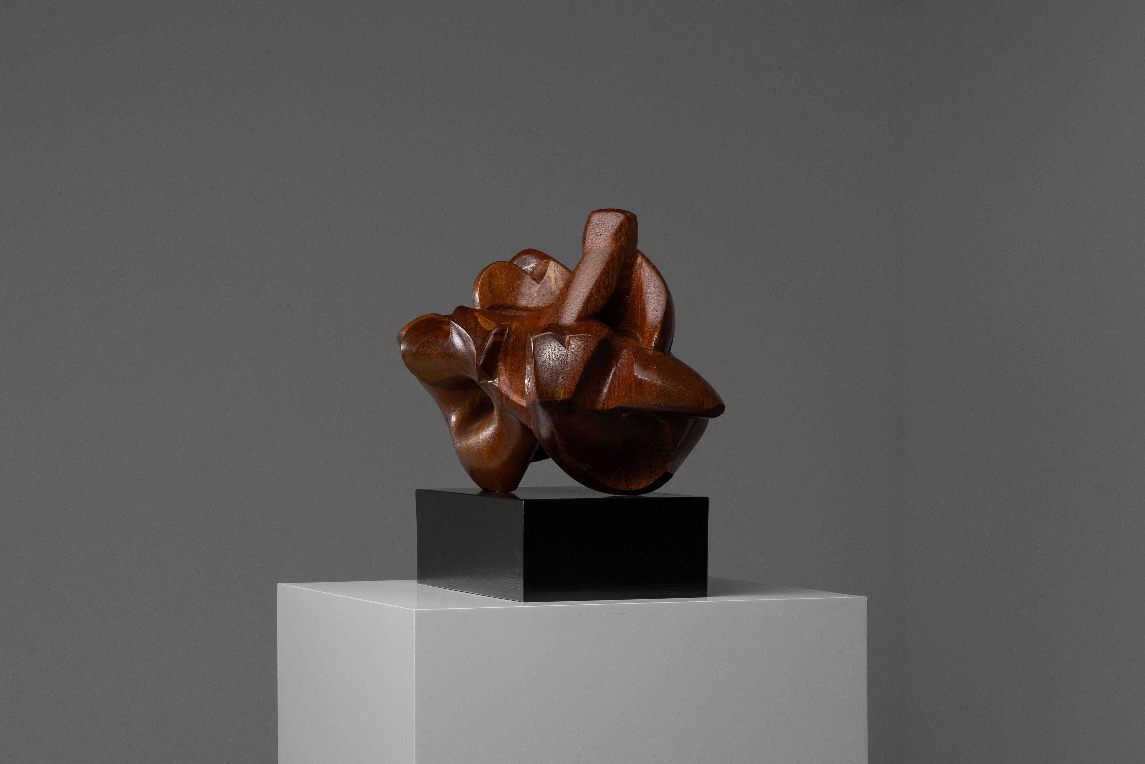 Joaquin Garcia Donaire abstract modern sculpture Spain 1960 In Good Condition For Sale In Roosendaal, Noord Brabant