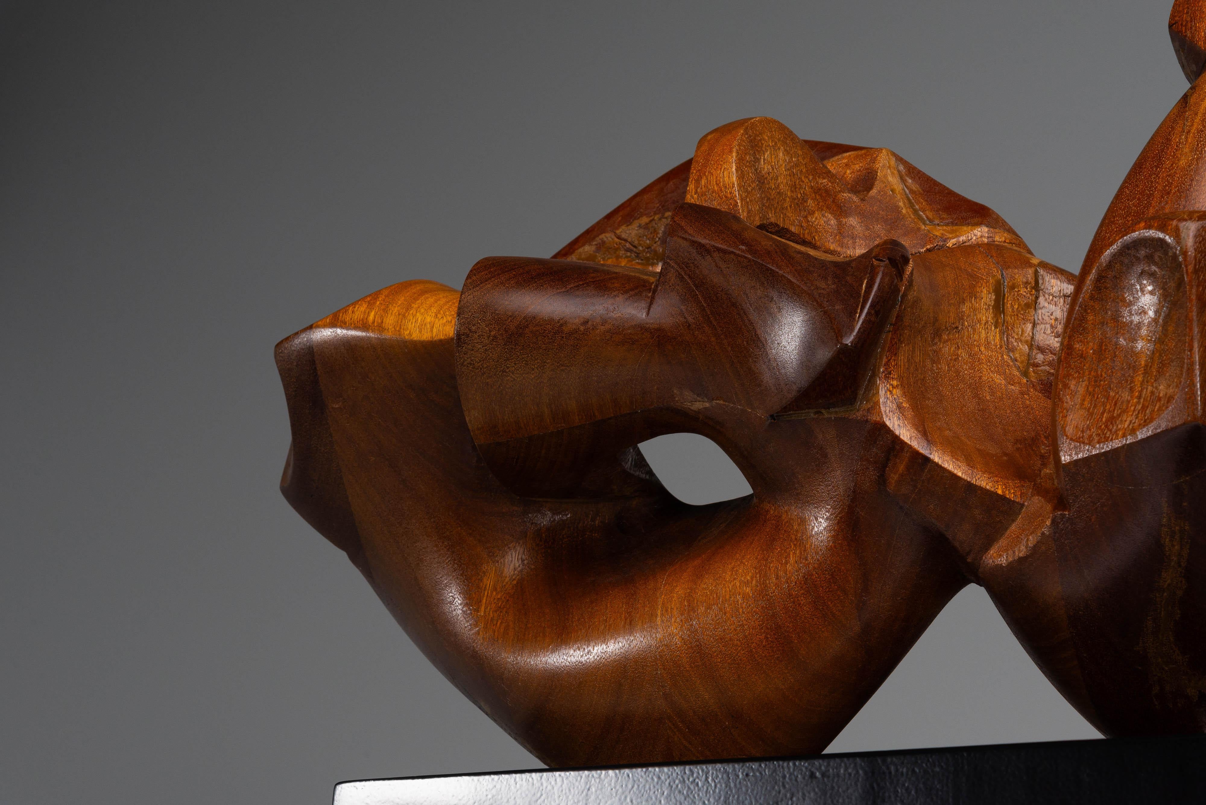 Mid-20th Century Joaquin Garcia Donaire abstract modern sculpture Spain 1960 For Sale