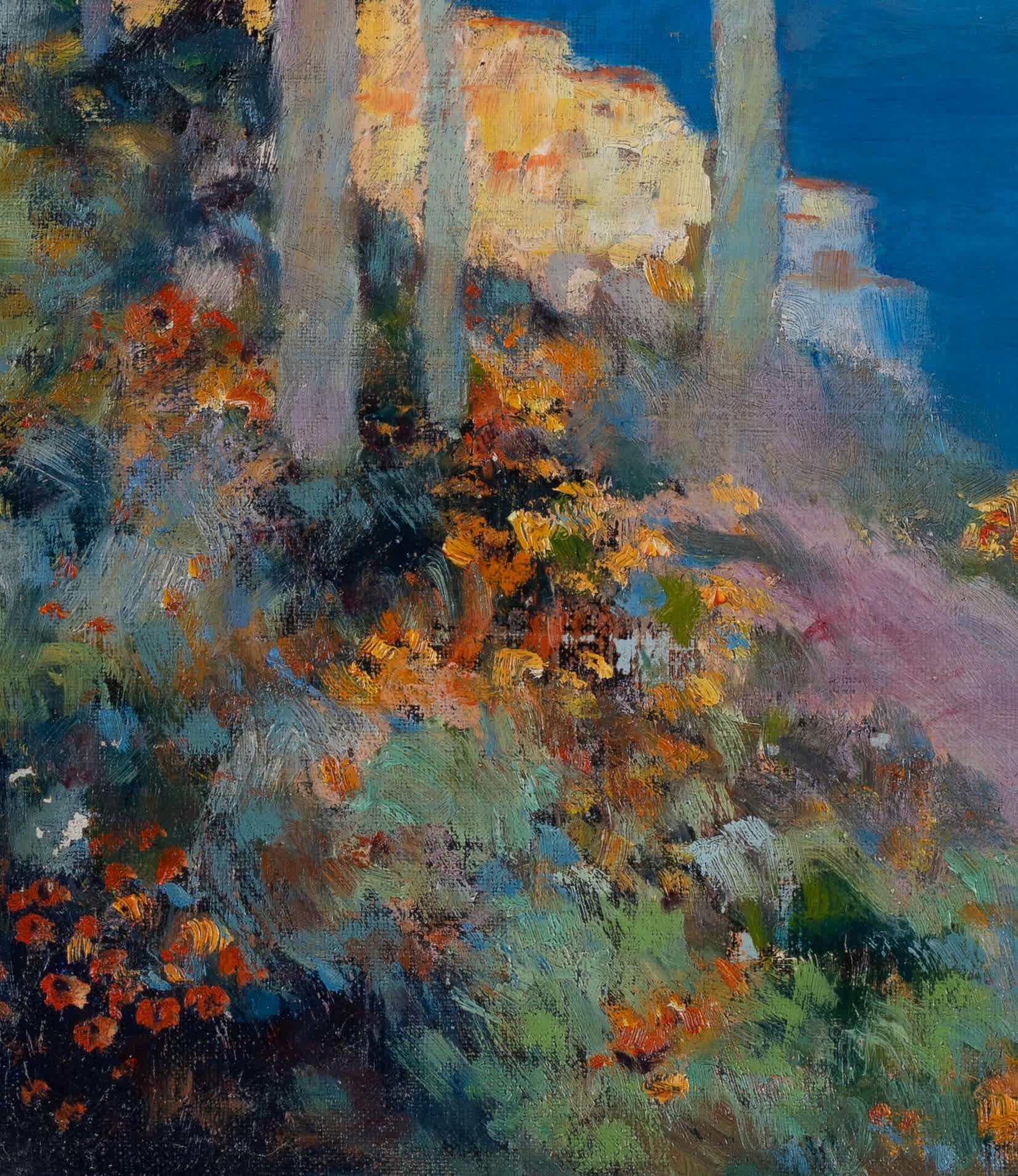 Vista de la costa - Painting Moderno de Joaquin Mir Trinxet