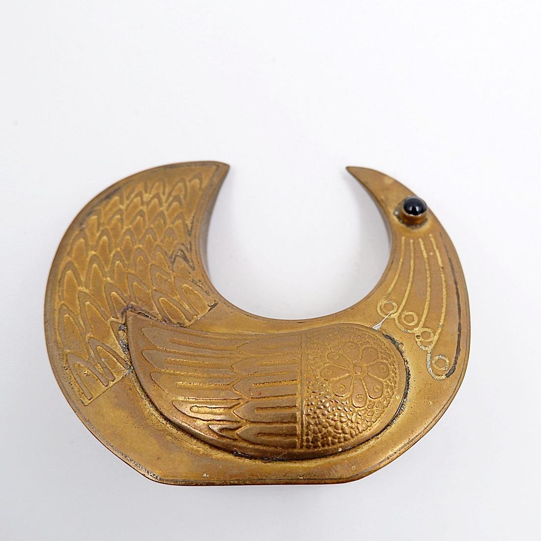 Arte popolare Scultura MCM a forma di uccello di Joaquin Taller Tinta Ecuador - Anni '60 in vendita