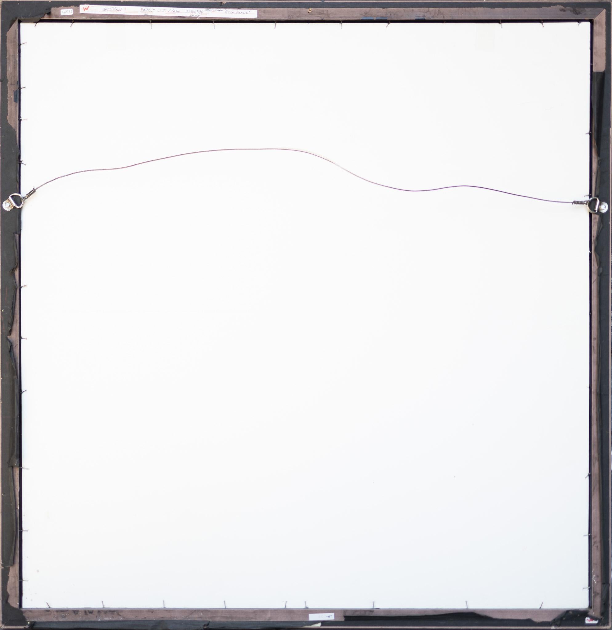 Tamaño de la imagen: 28 x 28 pulg.
Tamaño del marco: 39,5 x 38,5 pulg.
Firmado a lápiz, abajo a la derecha.
Numerado a mano con lápiz, abajo a la izquierda  