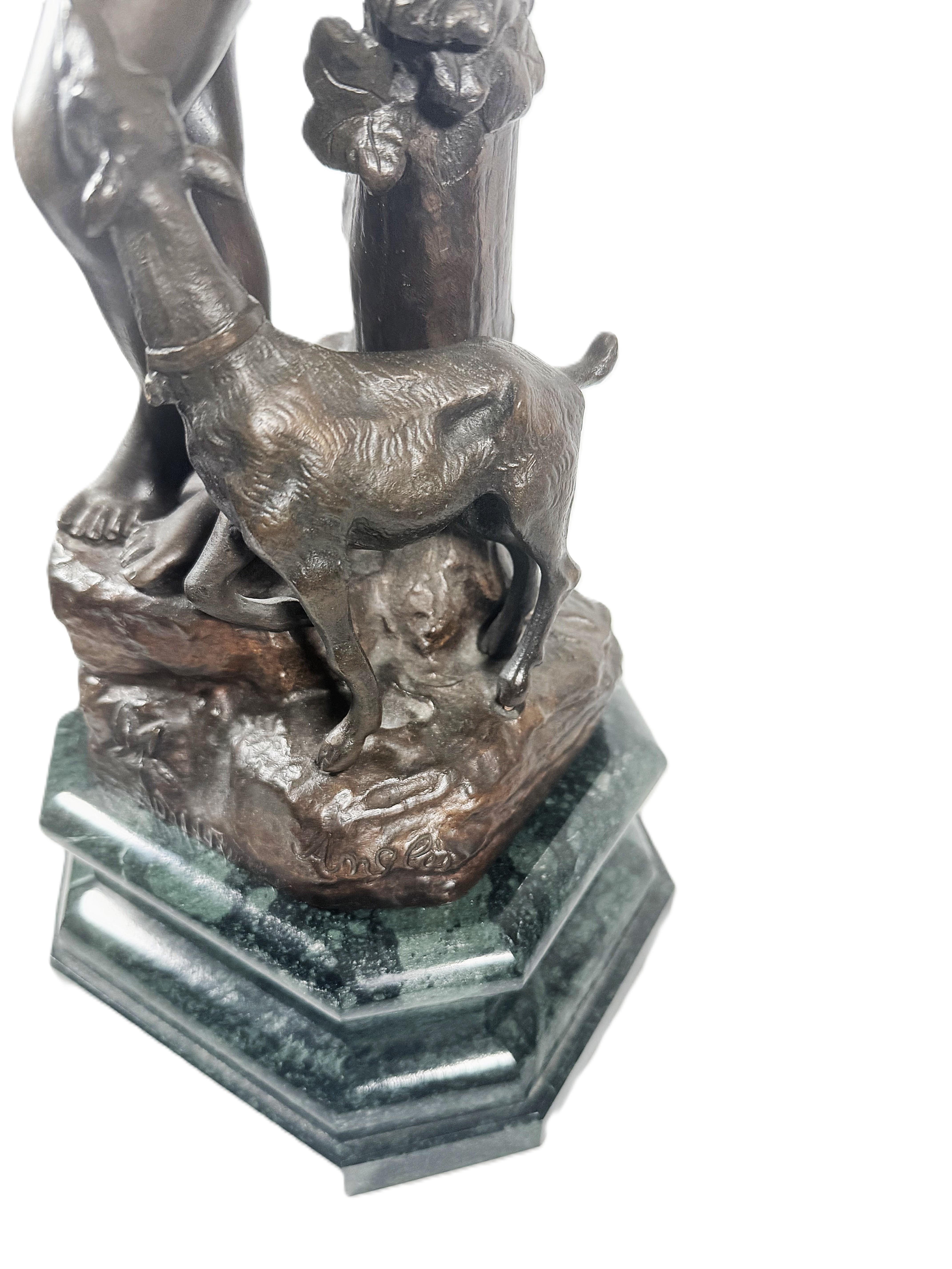 French Art Nouveau bronze JOAQUÍN ANGLÉS CAÑÉ For Sale 3