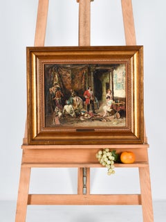 Backstage - Joaquín Capri y de Ruata (1855-1910) - Oil paint on canvas