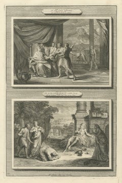 Giobbe viene a sapere delle sue perdite e riceve la visita dei suoi amici, Mortier, 1700 circa