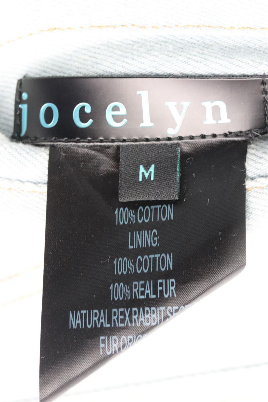 Donna Giacca di jeans foderata di pelliccia Jocelyn Medium