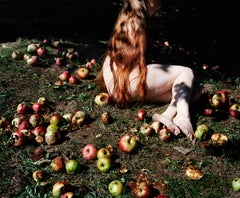 Jenna and Fallen Apples, 2017 - Jocelyn Lee (Colour Photography)