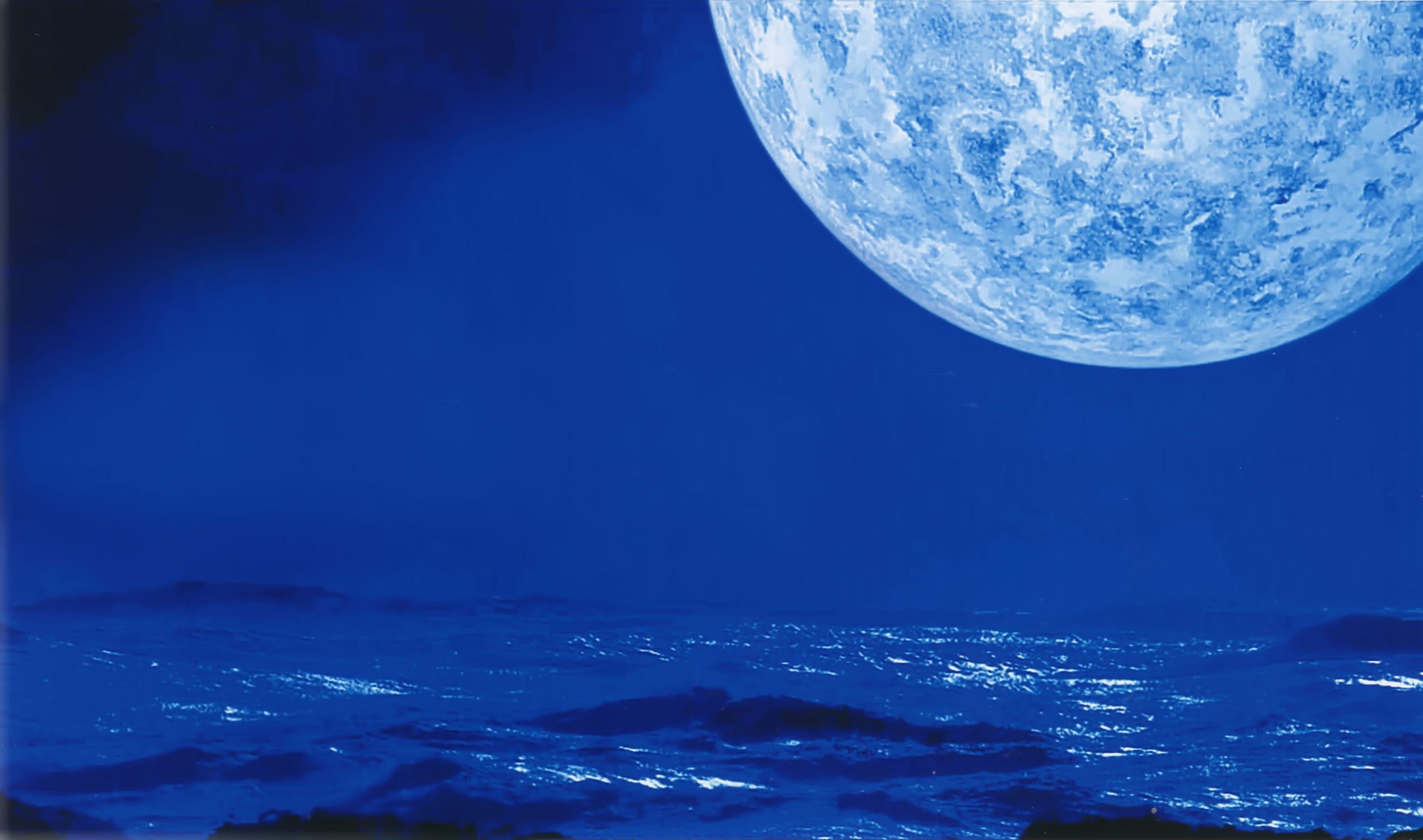 Jochen Cerny Color Photograph - Blue Moon II, Photograph, C-Type