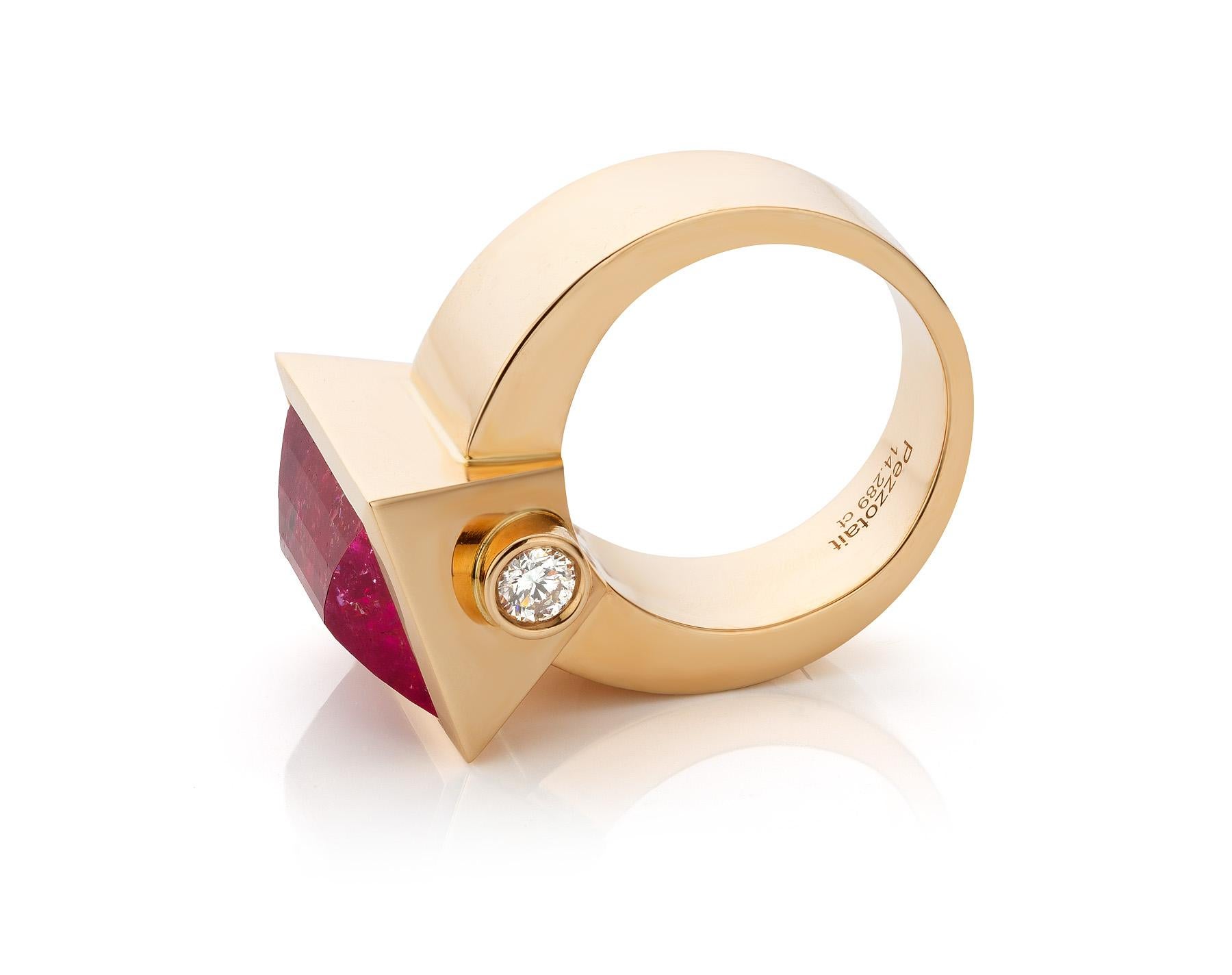 pezzottaite ring