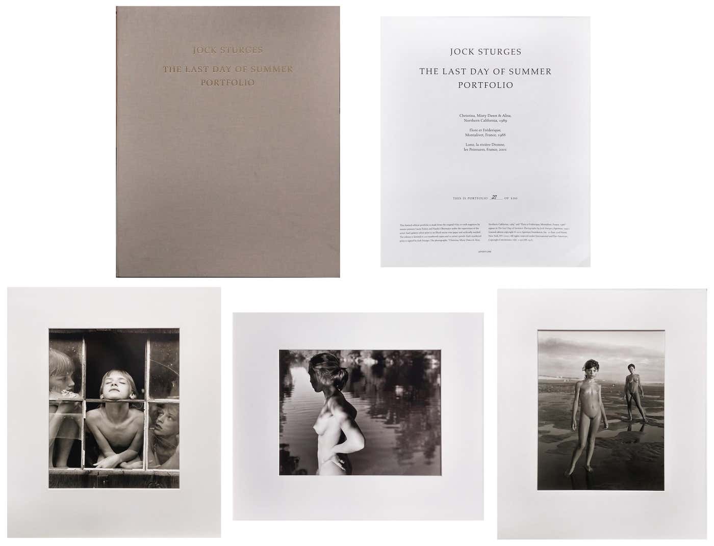 Jock Sturges THE LAST DAYS OF SUMMER PORTFOLIO For Sale At 1stDibs jock-sturges-the-last-days-of-summer-portfolio-for-sale-at-1stdibs