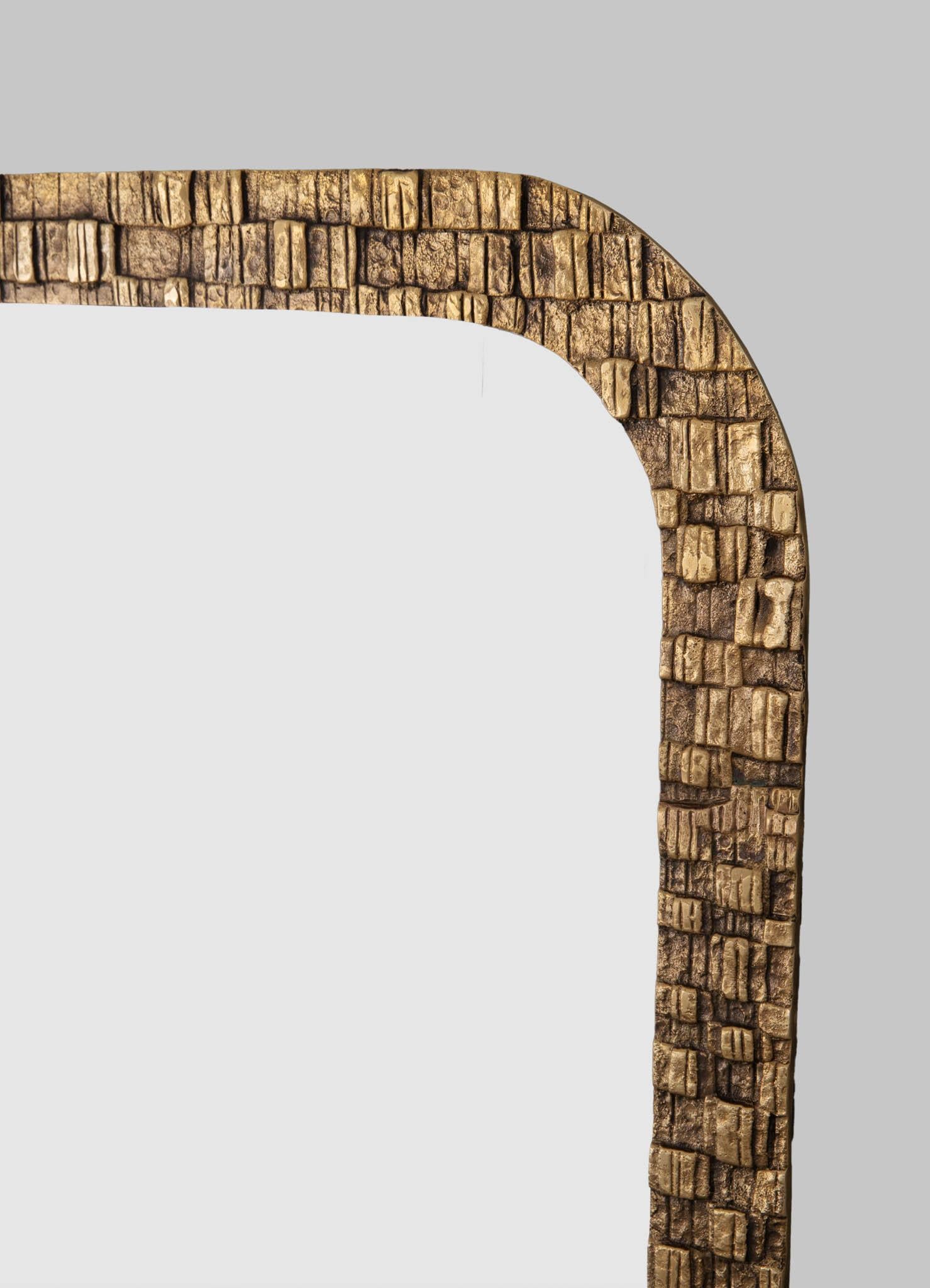 Indien Miroir Jodhpur Gold en laiton, Viya by Vikram Goyal en vente