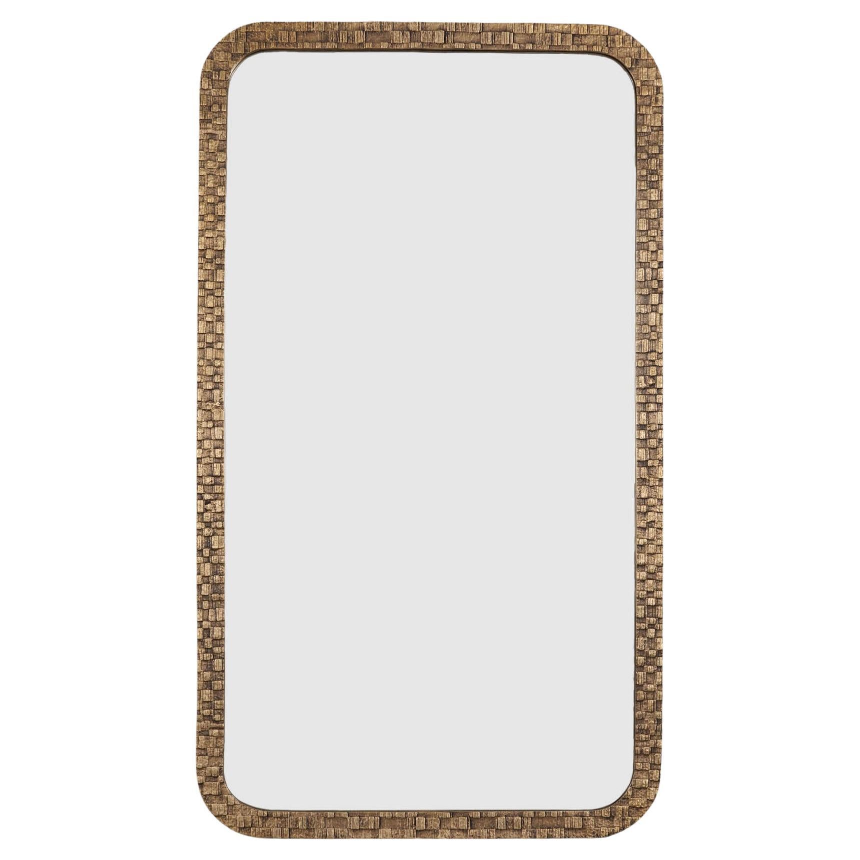 Miroir Jodhpur Gold en laiton, Viya by Vikram Goyal en vente