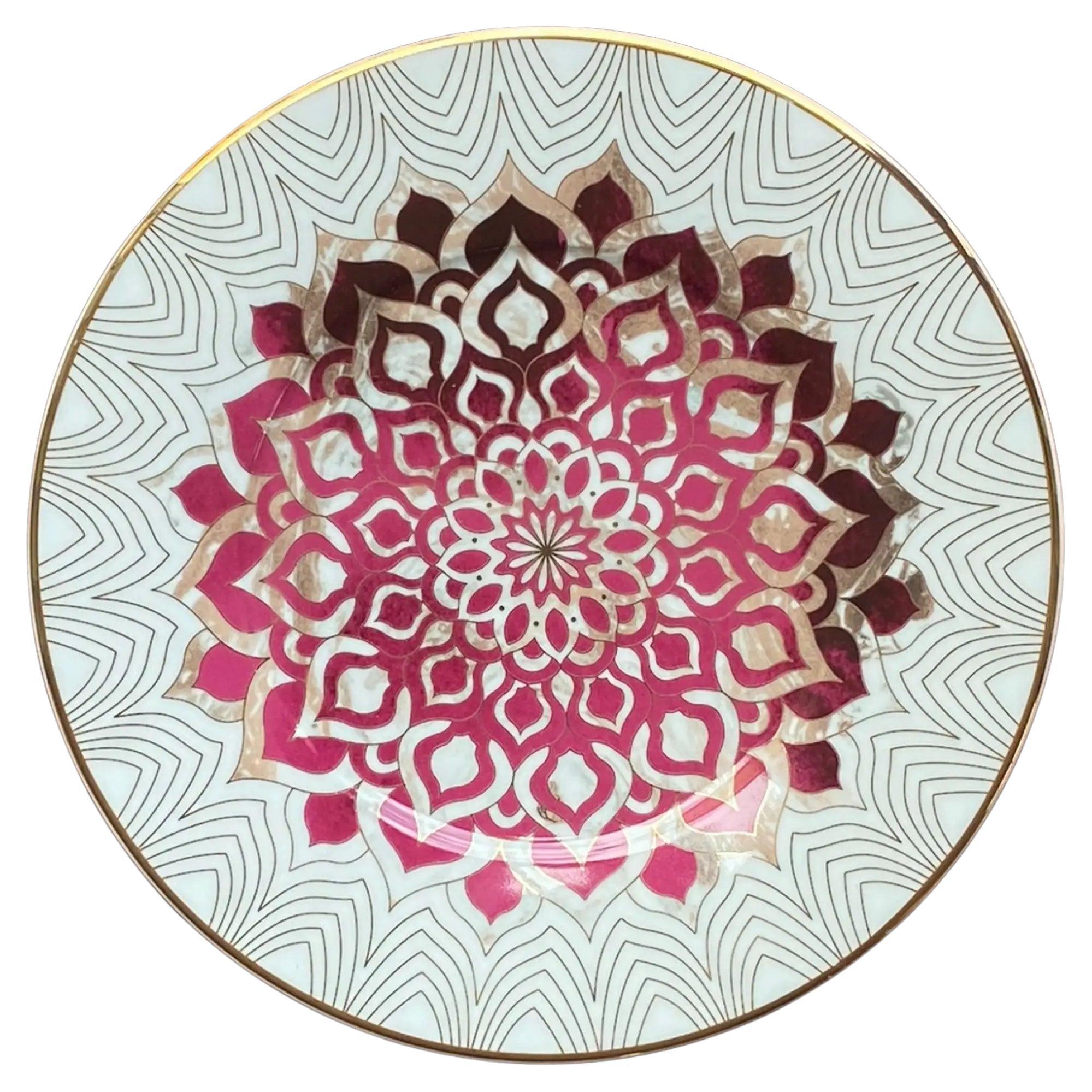 Assiette à salade en porcelaine Jodhpur - 21 cm