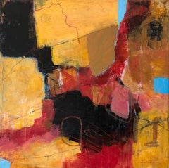 A Walk Among the Boulders, Abstract Painting