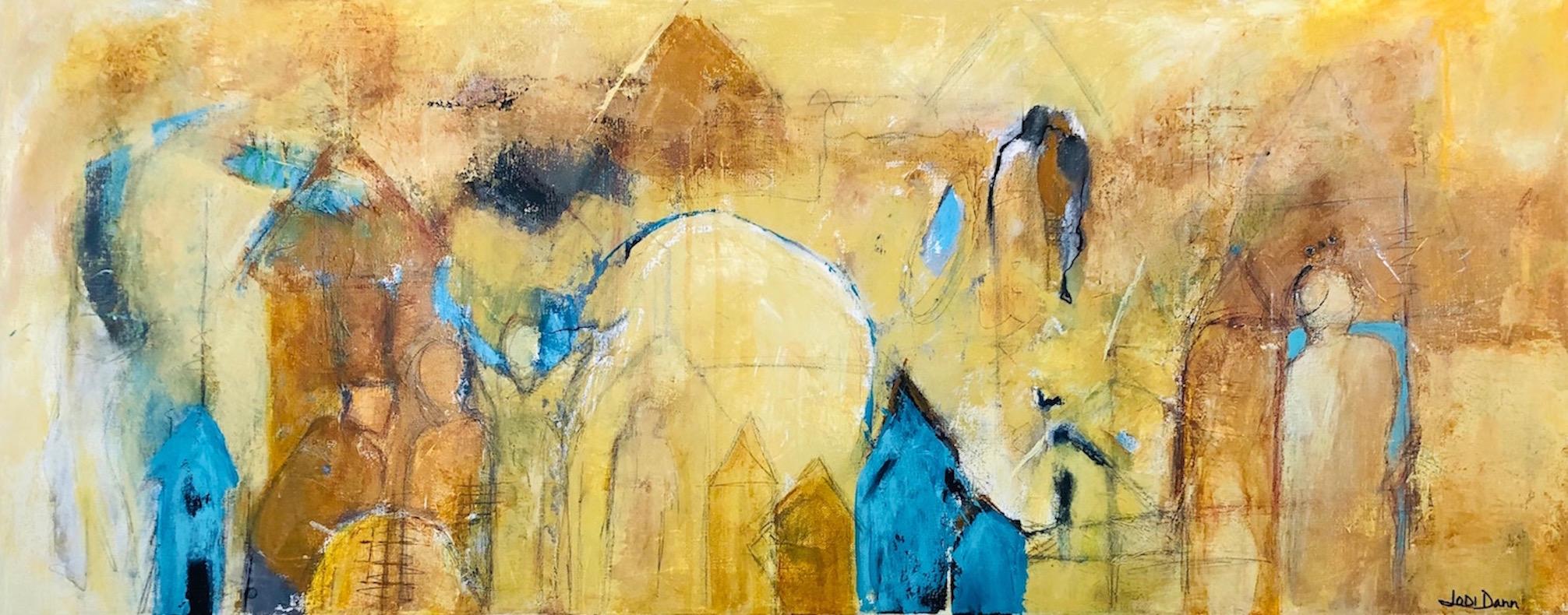 And So They Gathered, Abstract Painting - Mixed Media Art by Jodi  Dann