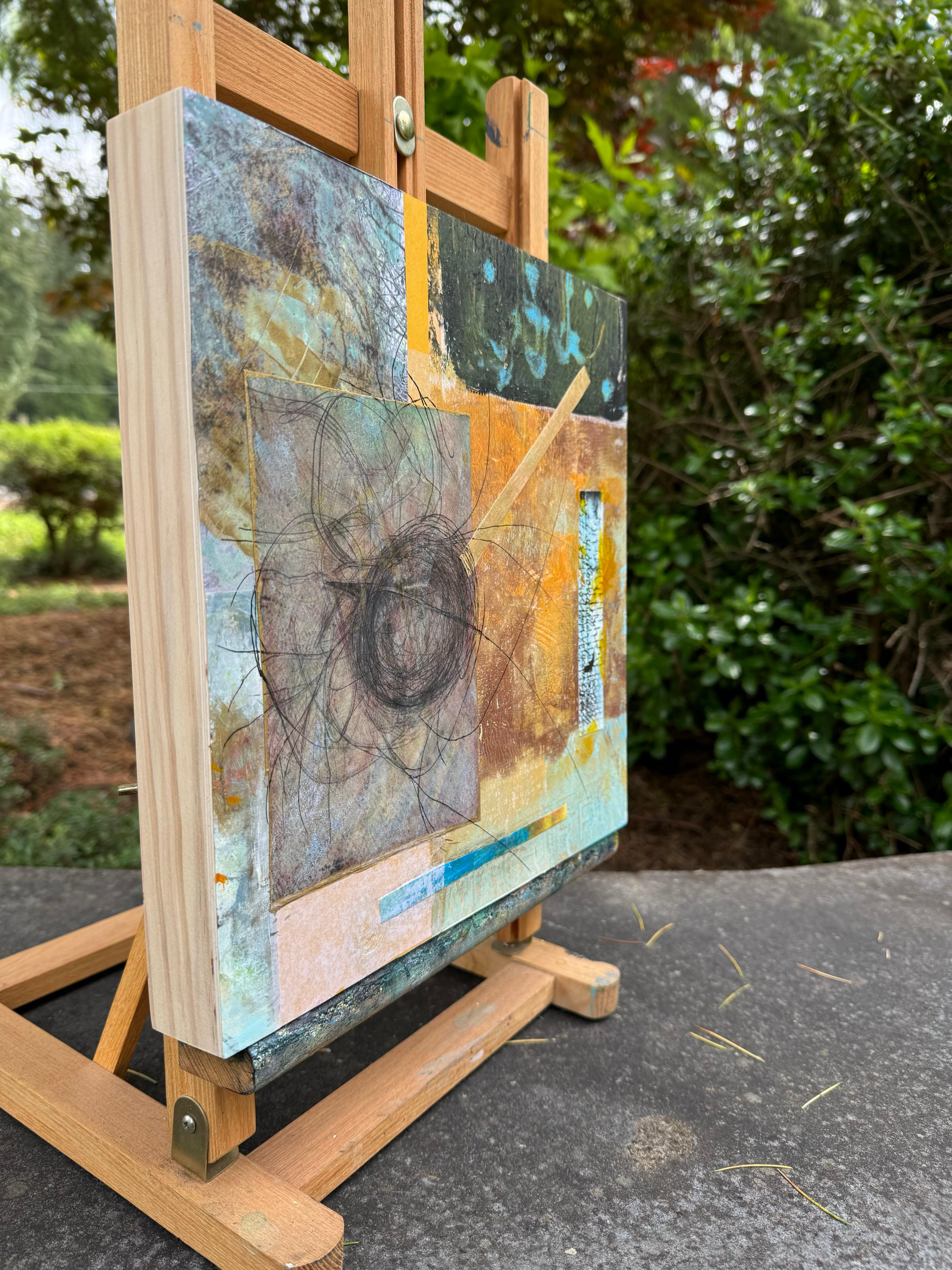 Il Grande Giorno, Pittura Astratta - Mixed Media Art Astratto di Jodi  Dann