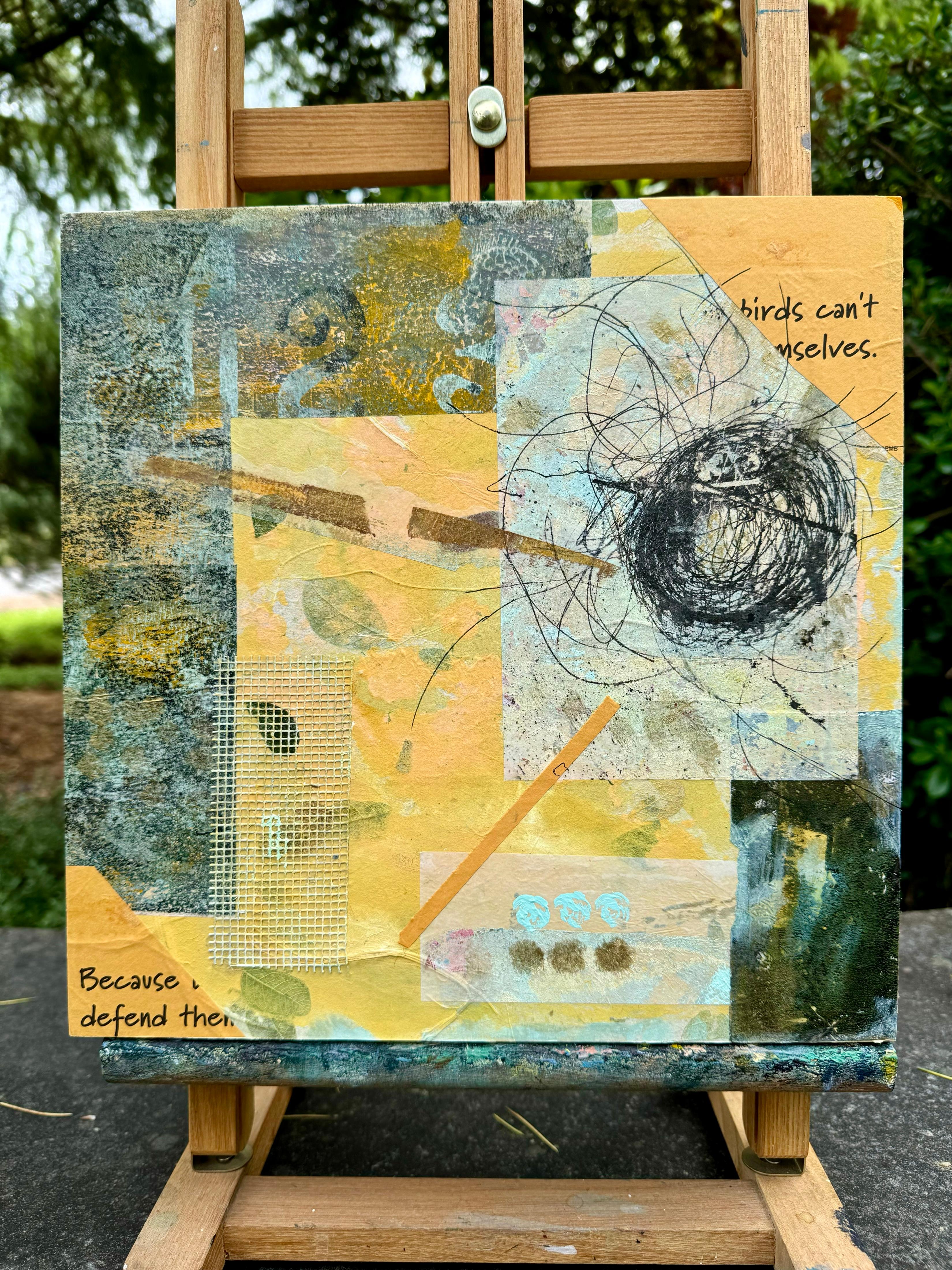 Safe Haven, Abstract Painting For Sale 1