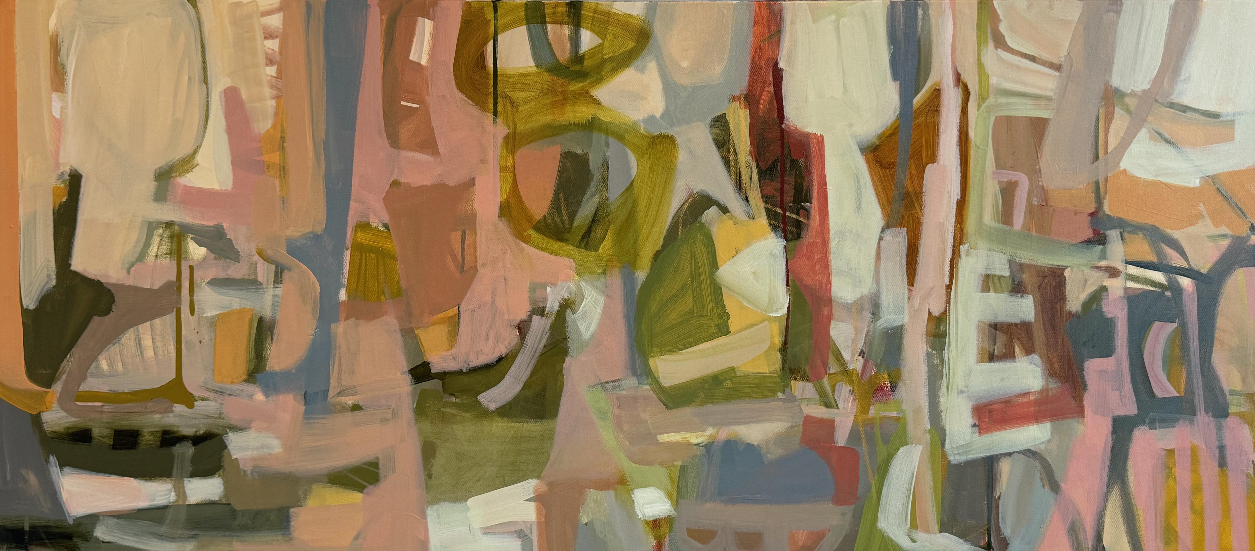Abstracted Alchemy Contemporary Abstract Painting on Canvas