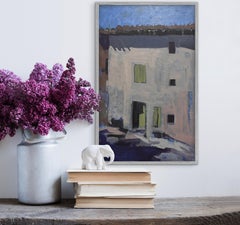 French Beauty, Contemporary Painting of France 15x24 in.