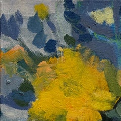 Den Frühling genießen Kleines ausdrucksstarkes Blumenstillleben Gemälde