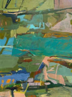 Shifting Perspectives Abstract Painting, Acrylic on Canvas, 2025