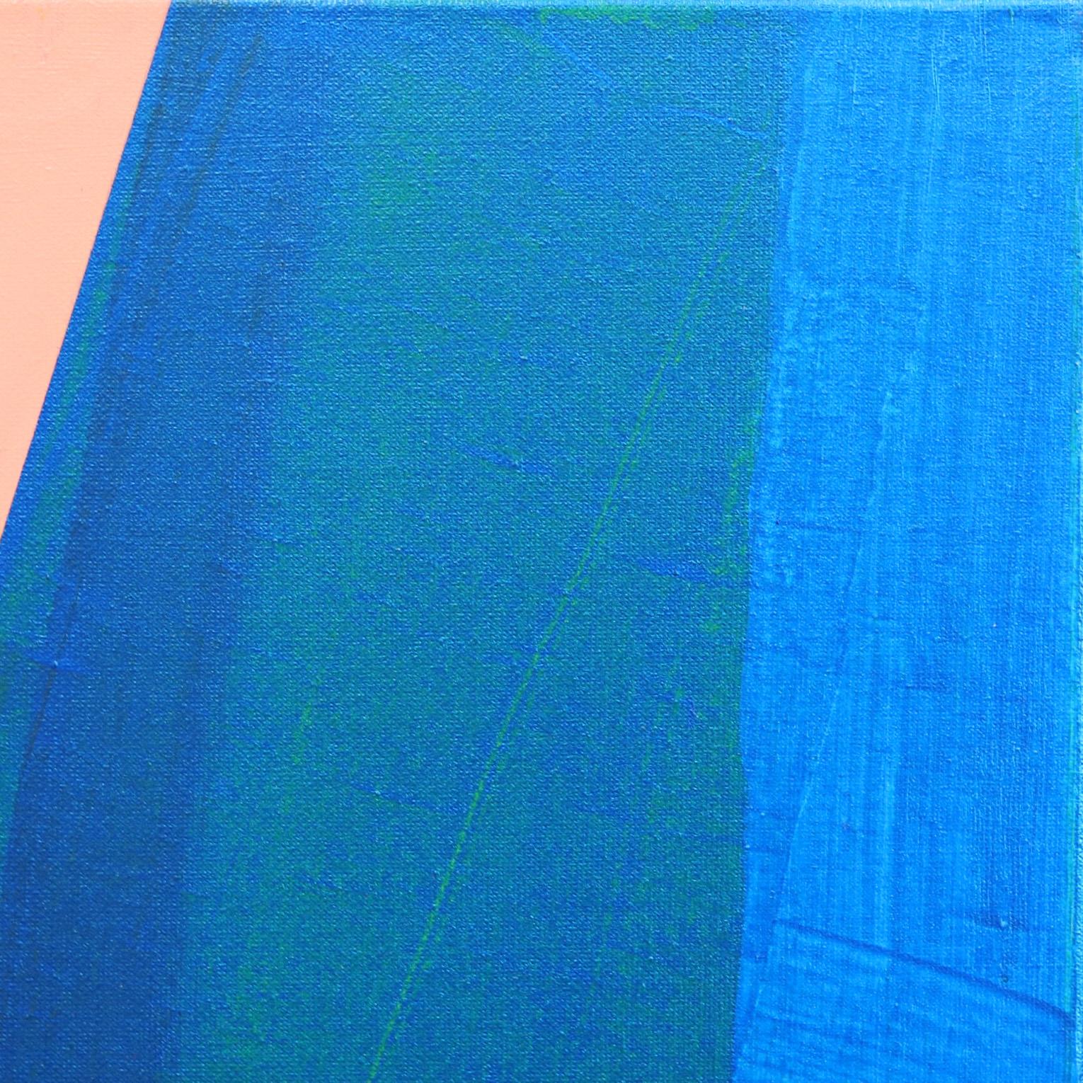 Modular 4 - Blue Interior Painting by Jodi Fuchs