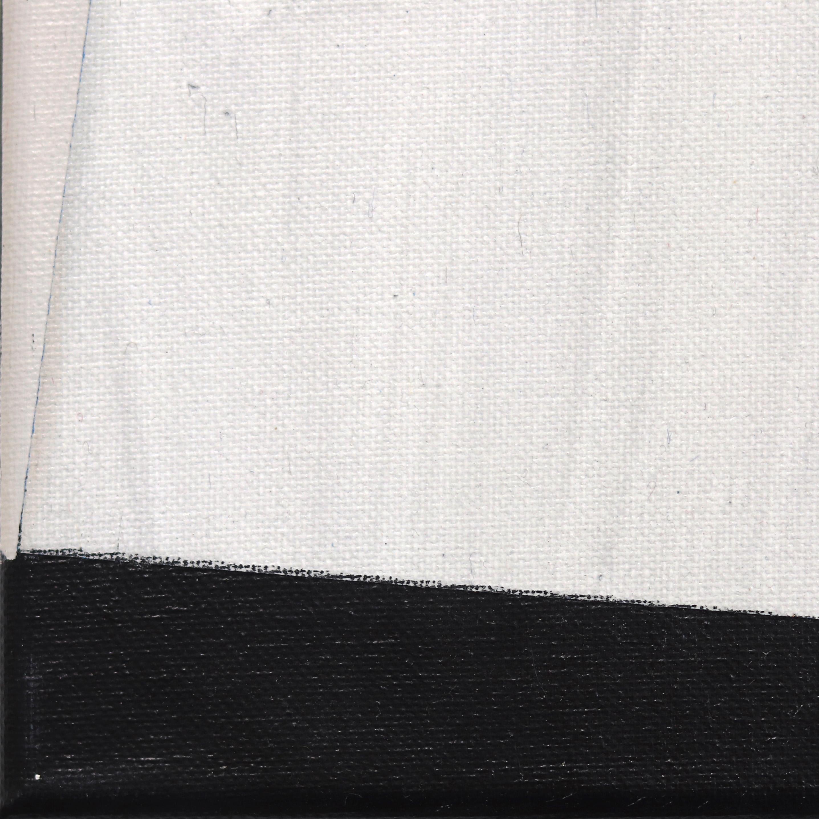 Neutral-Geometrie III – Schwarz-Weiß-Gemälde im Angebot 3