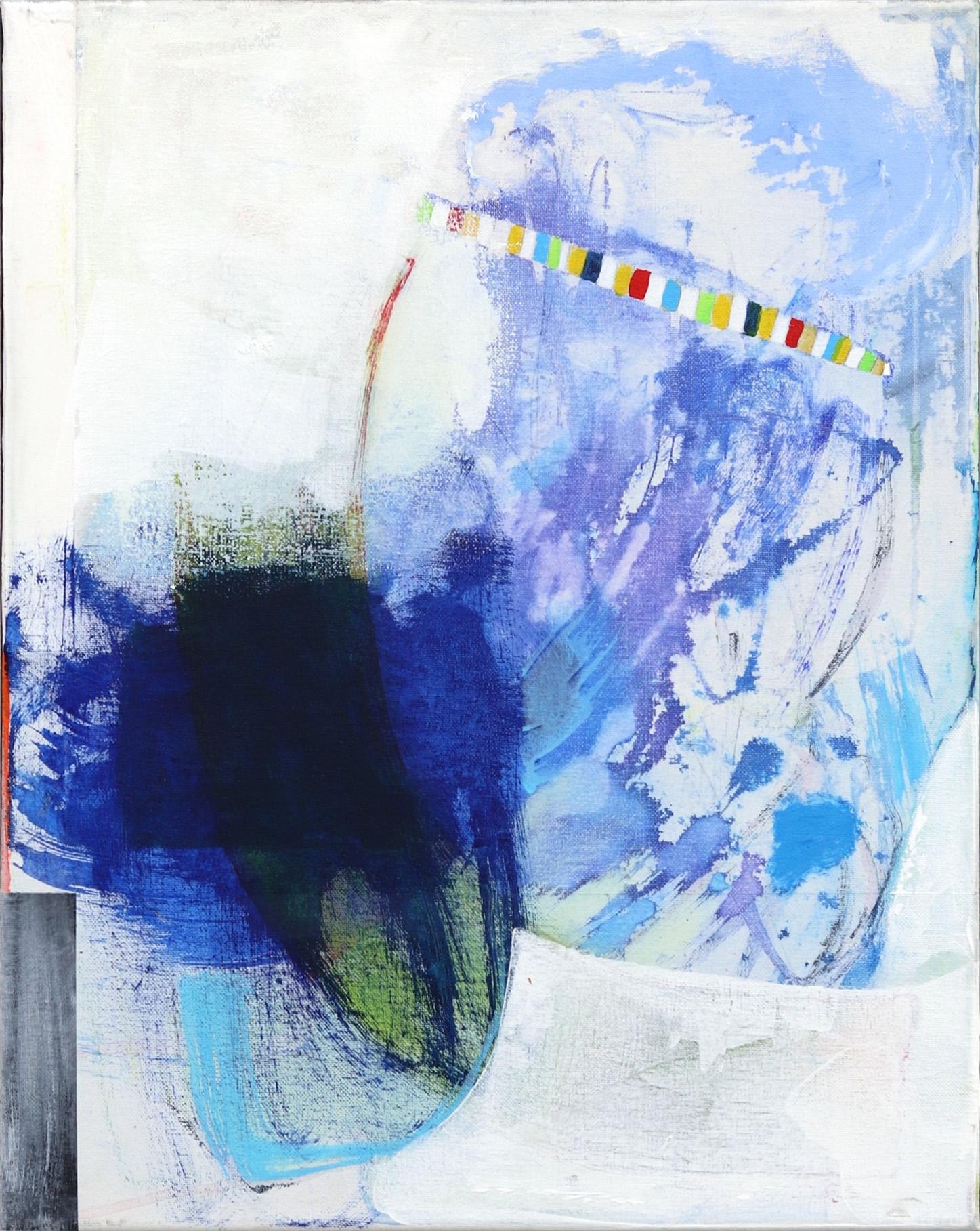 Jodi Fuchs Abstract Painting - Prayer Flags #1
