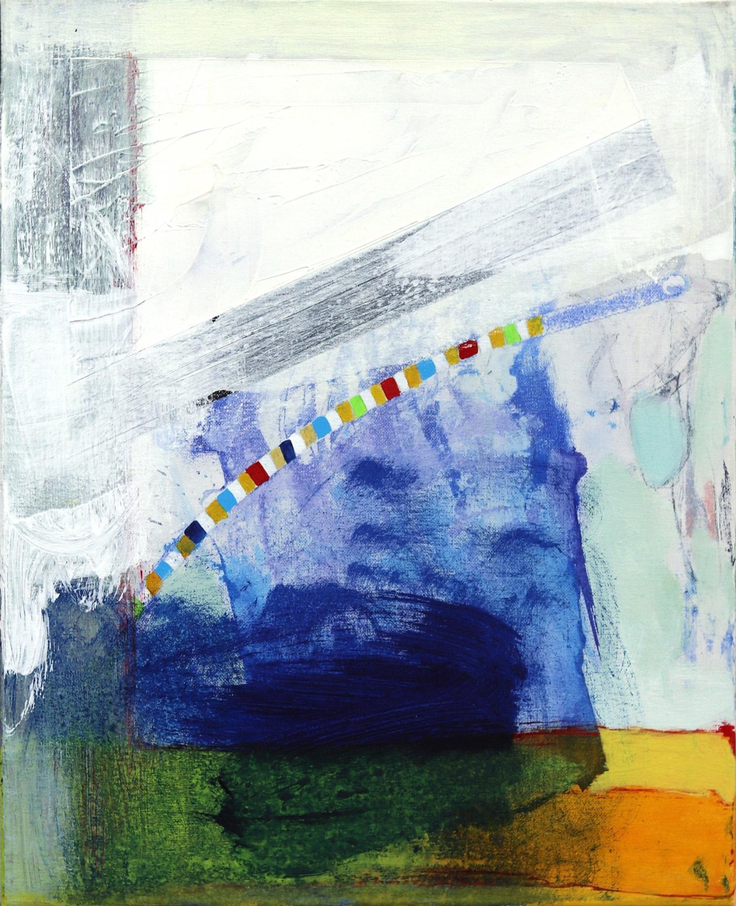 Jodi Fuchs Abstract Painting - Prayer Flags #3